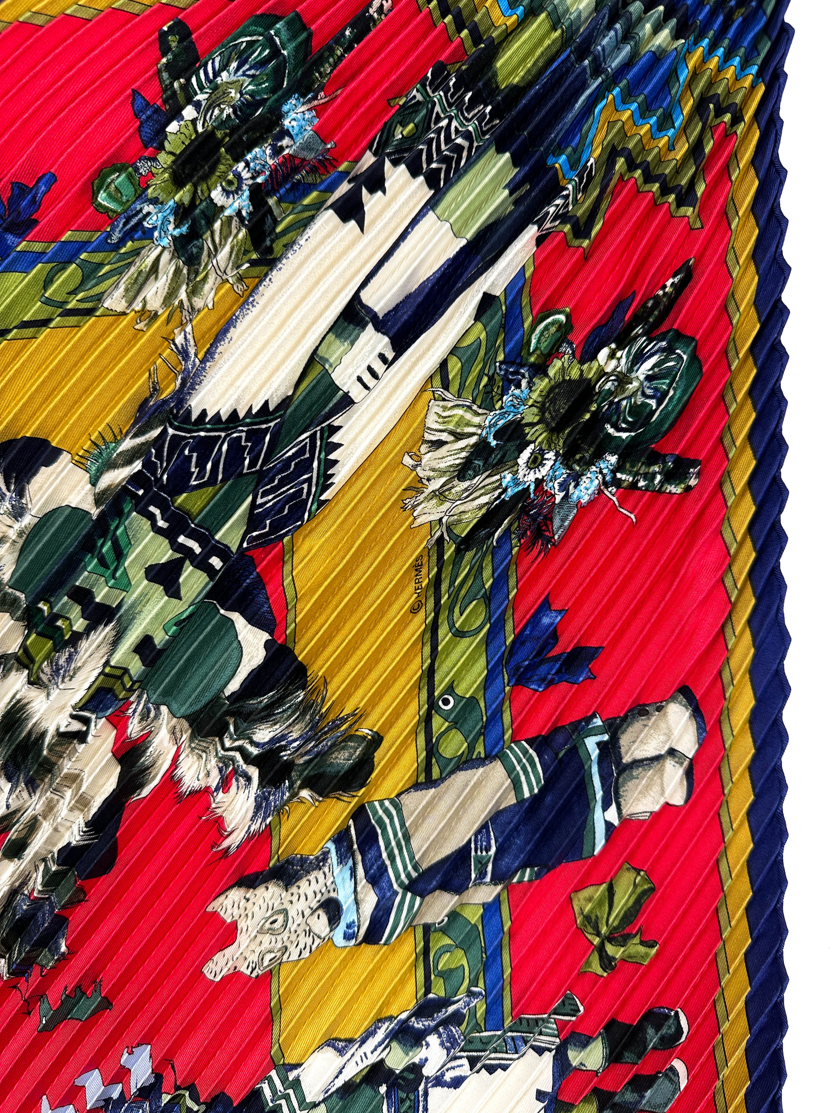 Hermès Kachinas Plissé 90