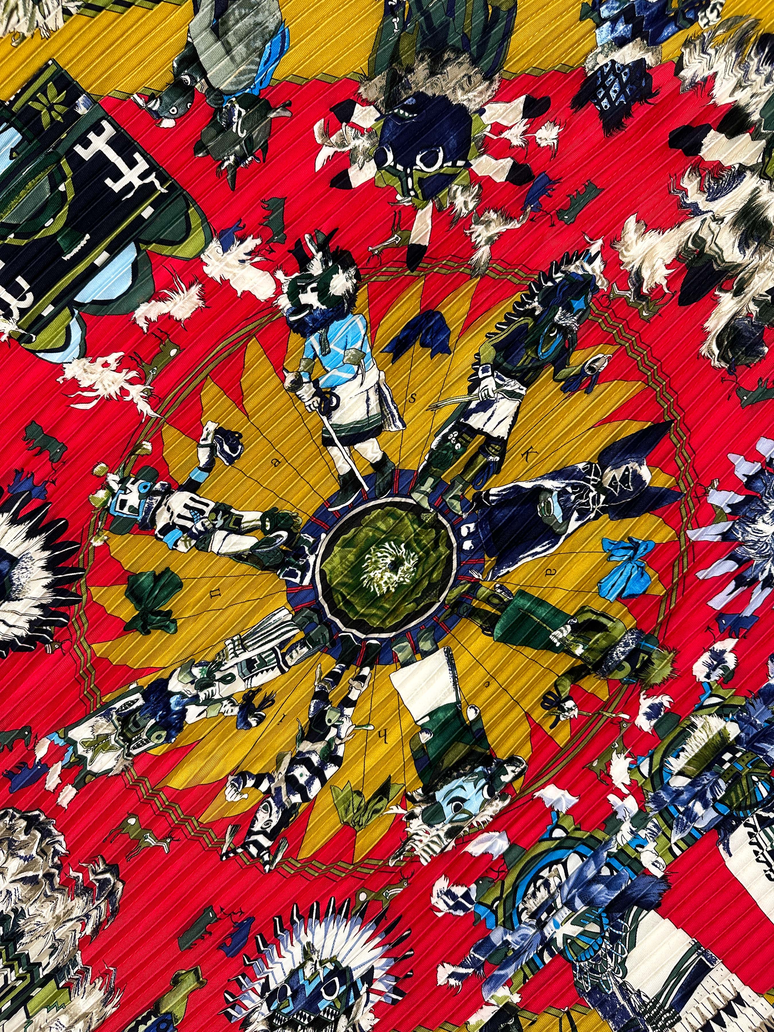 Hermès Kachinas Plissé 90