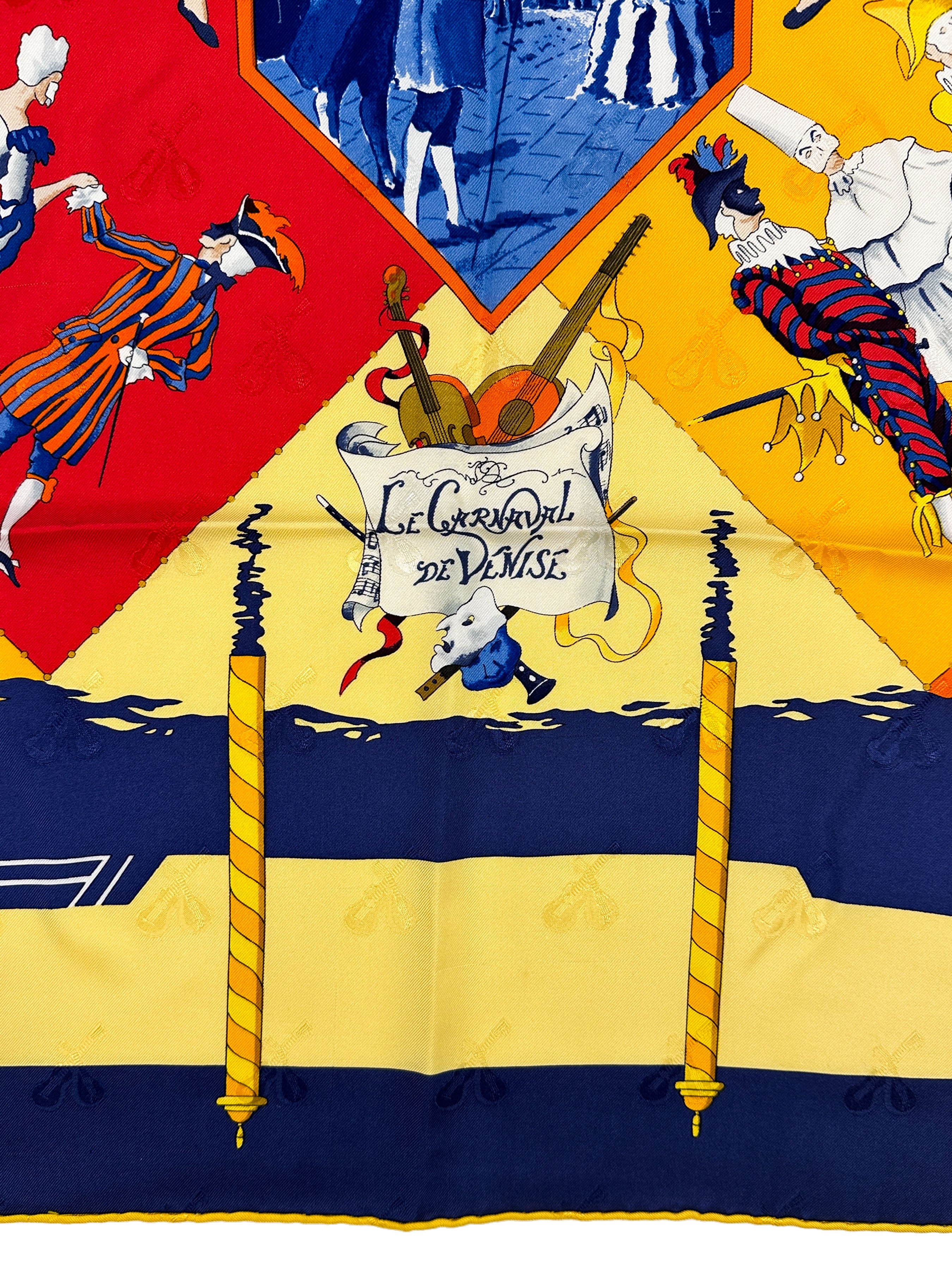 Hermès Le Carnival de Venise First Edition Jacquard 90