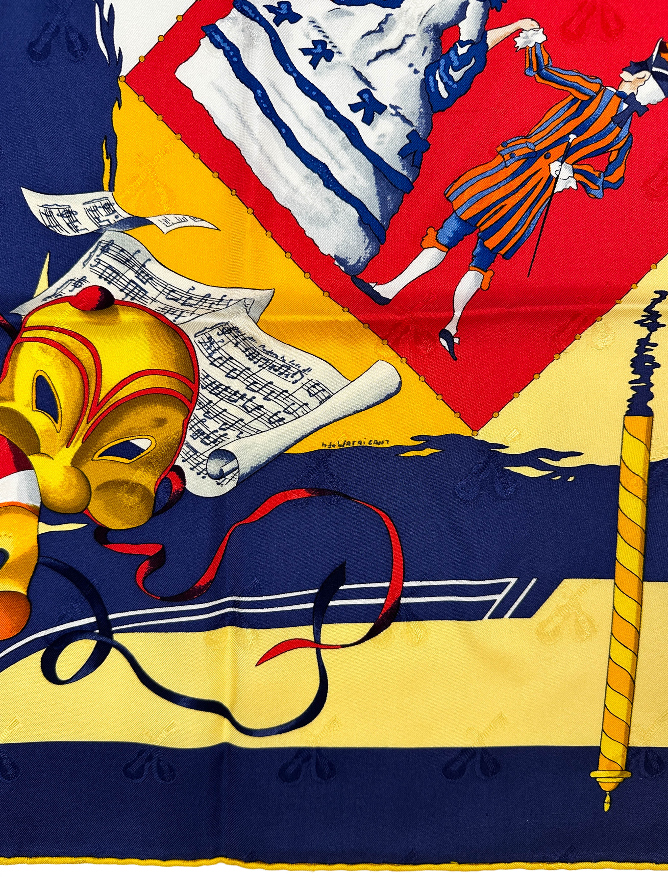 Hermès Le Carnival de Venise First Edition Jacquard 90