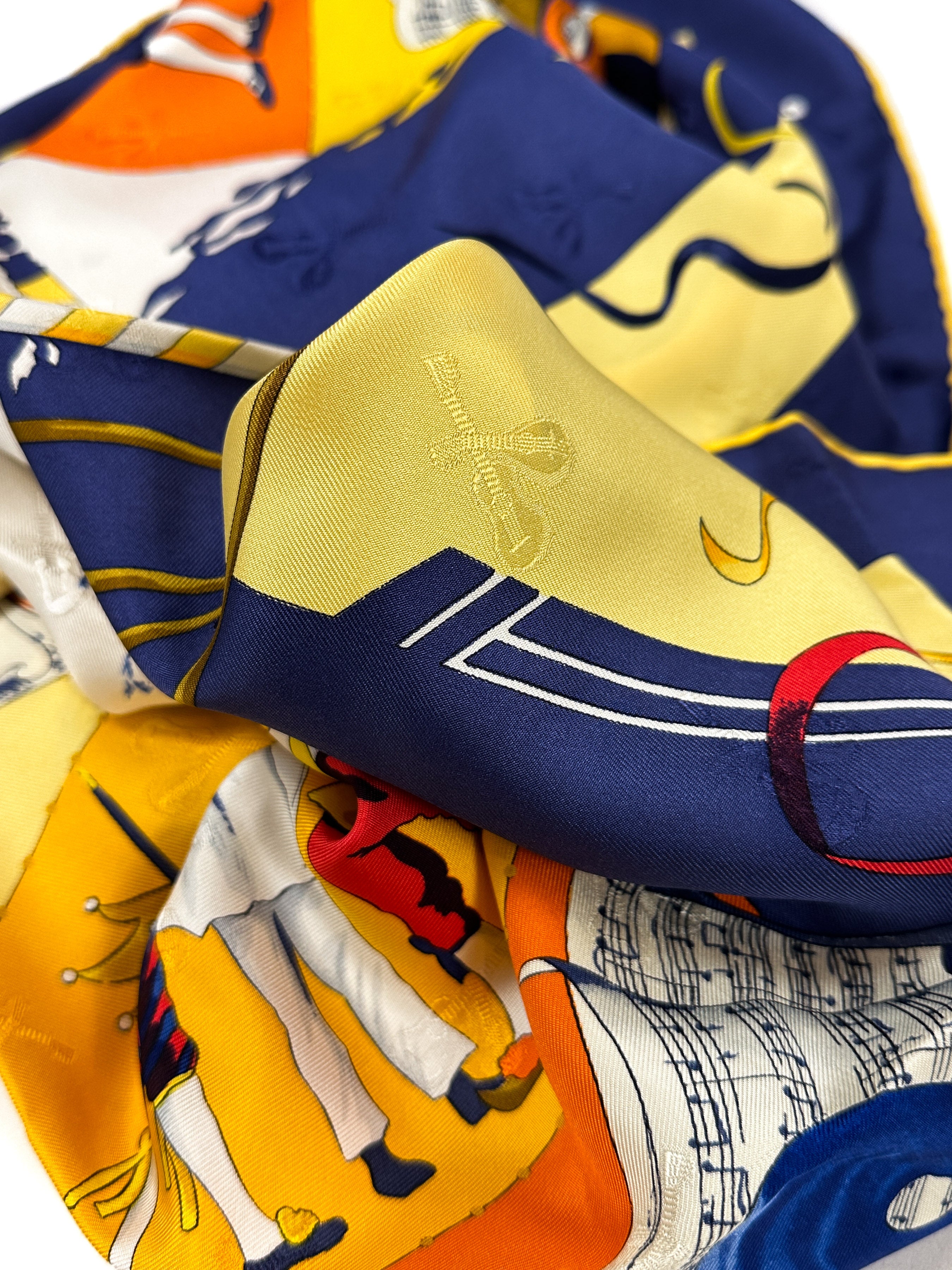 Hermès Le Carnival de Venise First Edition Jacquard 90