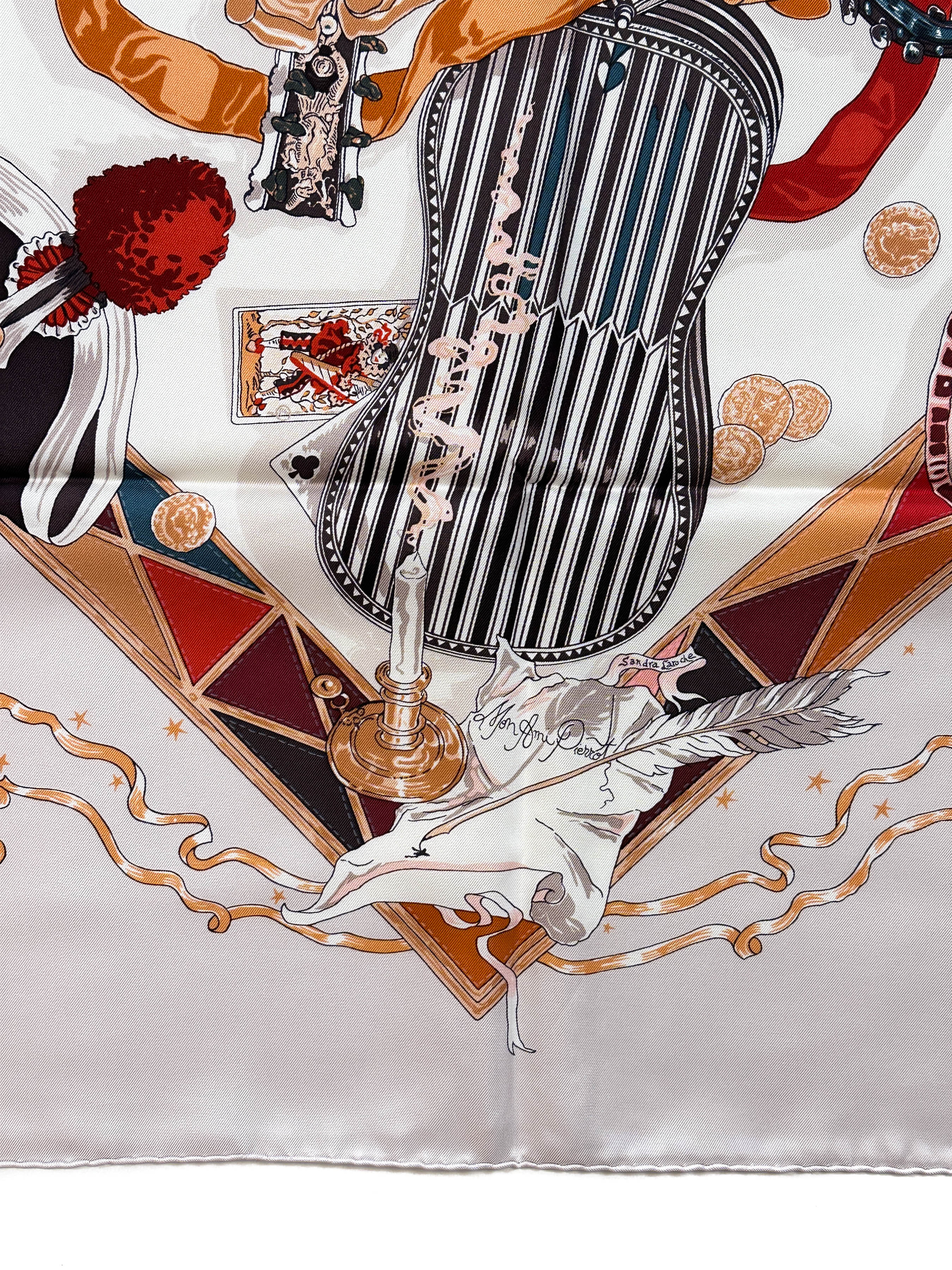 Hermès Au Clair de la Lune 90