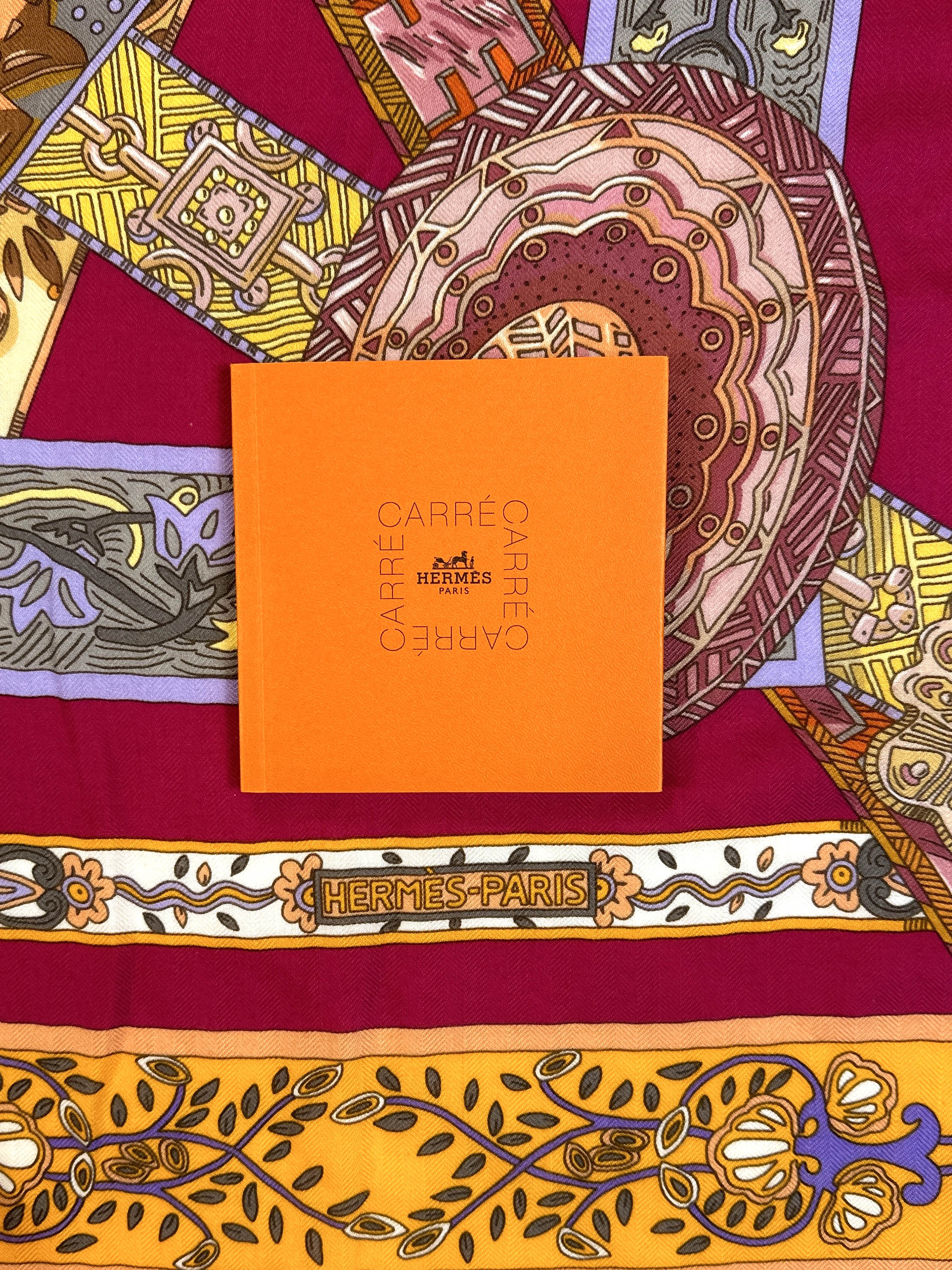 Hermès Le Songe de La Licorne Cashmere Silk 140