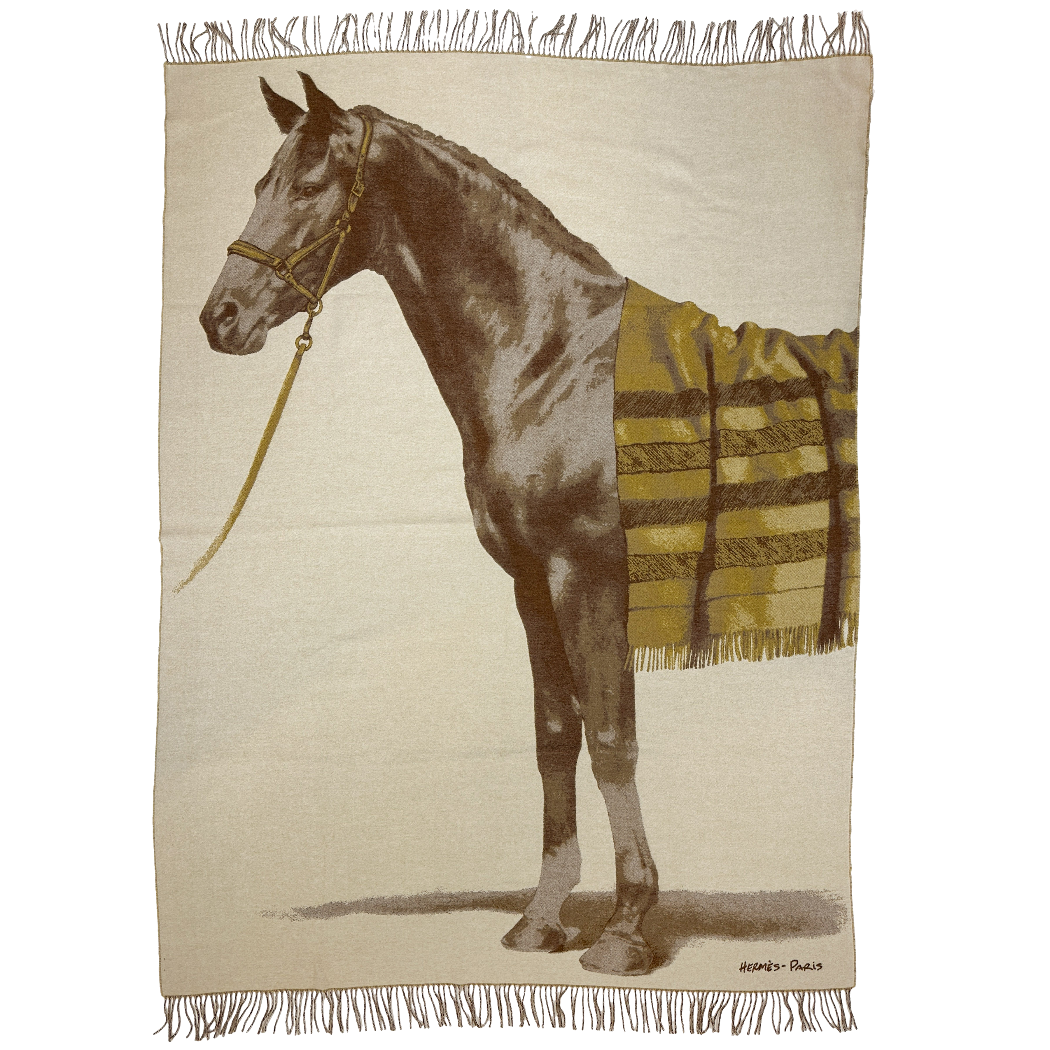 Hermès Cheval Talaria Cashmere Blanket