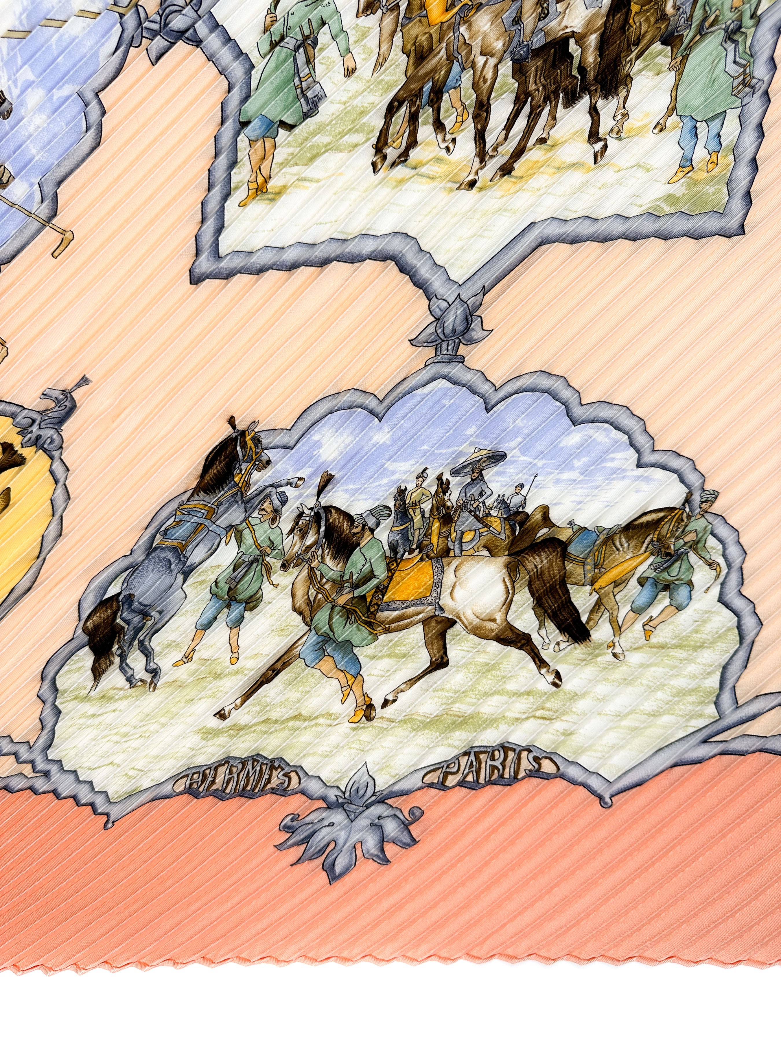 Hermès Les Chevaux des Moghols Plissé 90