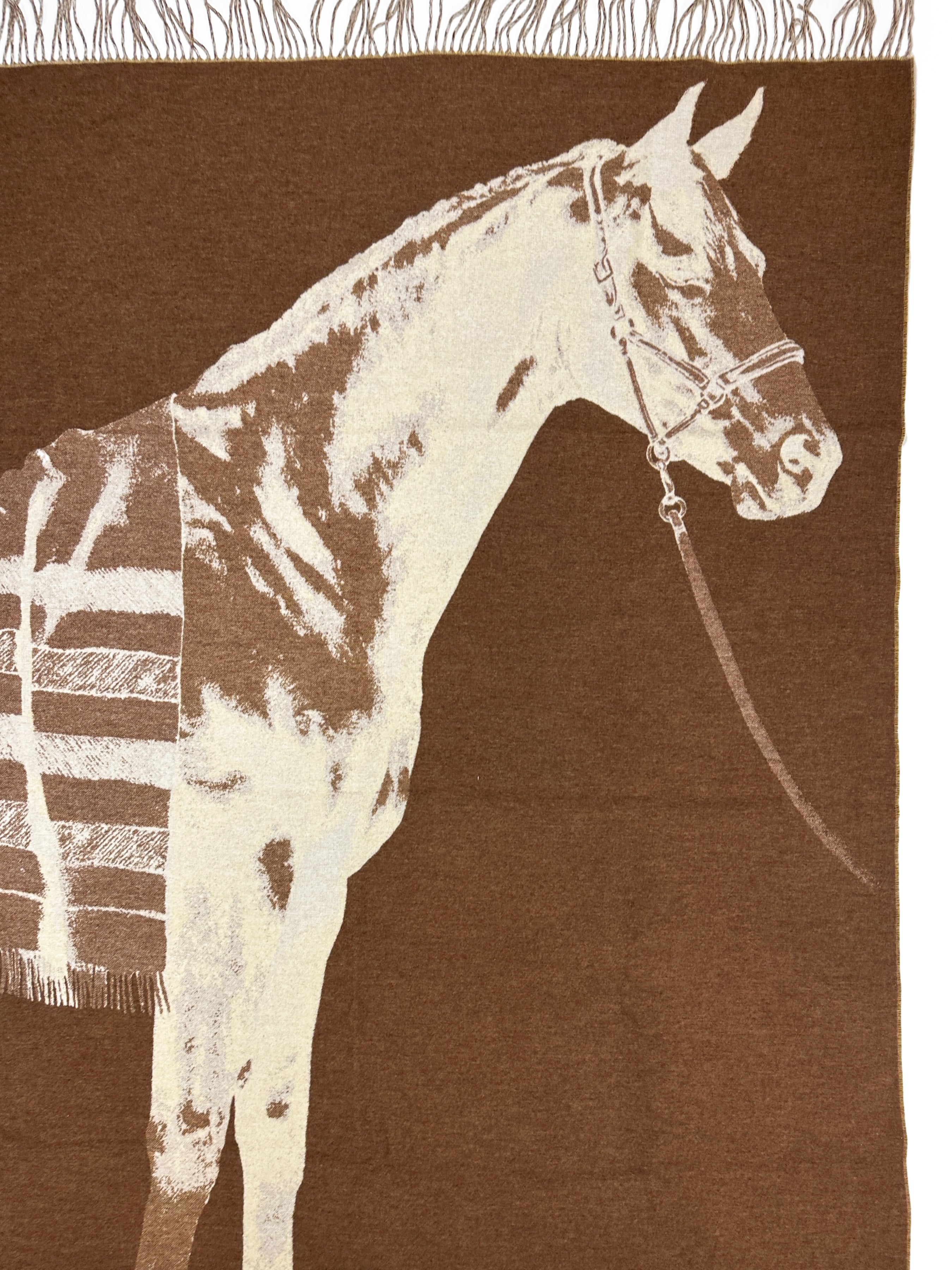 Hermès Cheval Talaria Cashmere Blanket