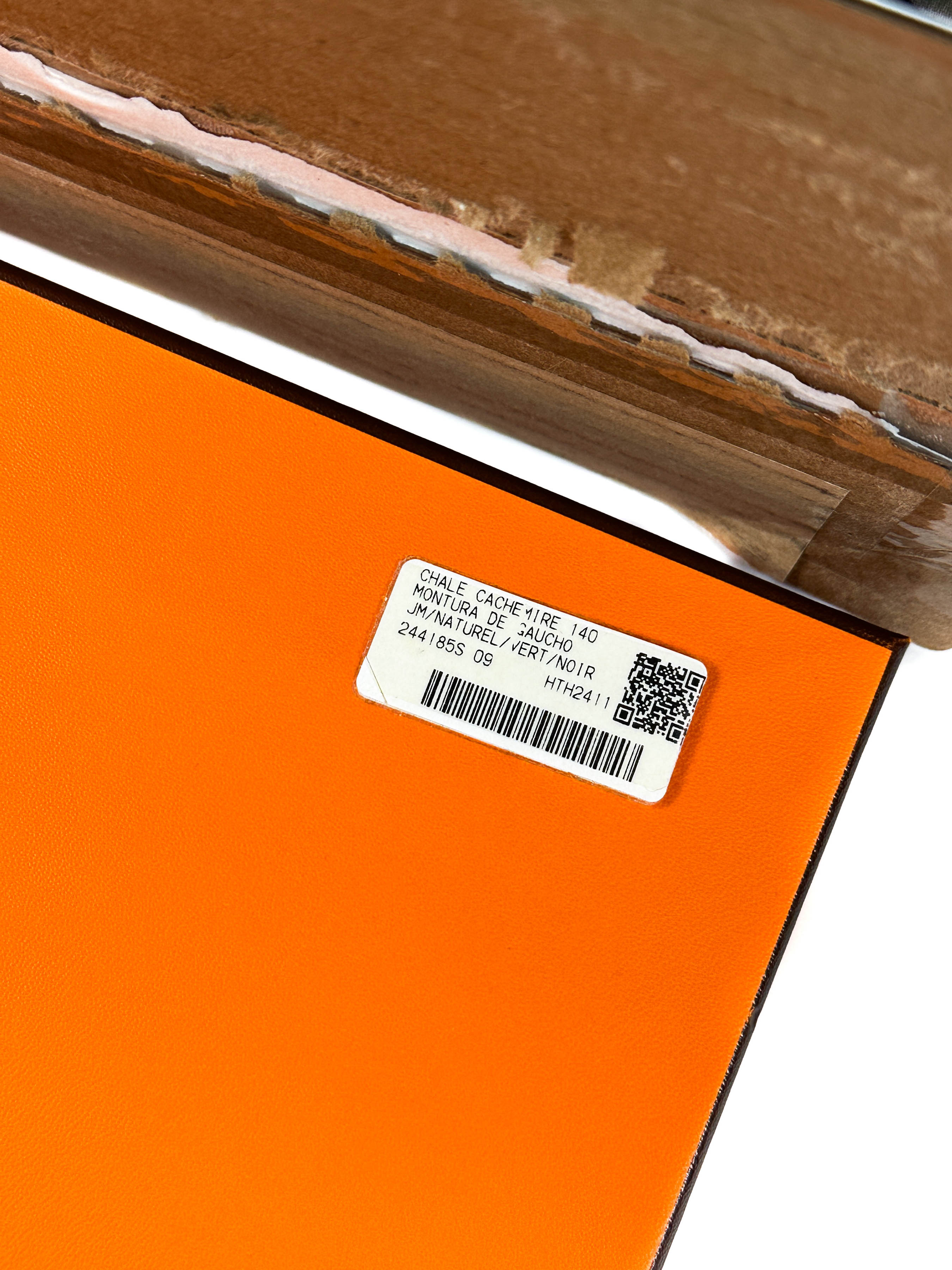 Hermès Montura de Gaucho Cashmere Silk 140