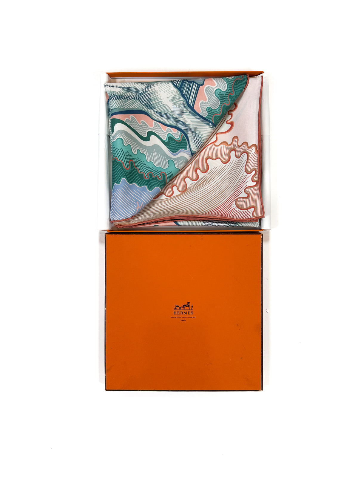 Hermès Cheval Sirene Double Face 90