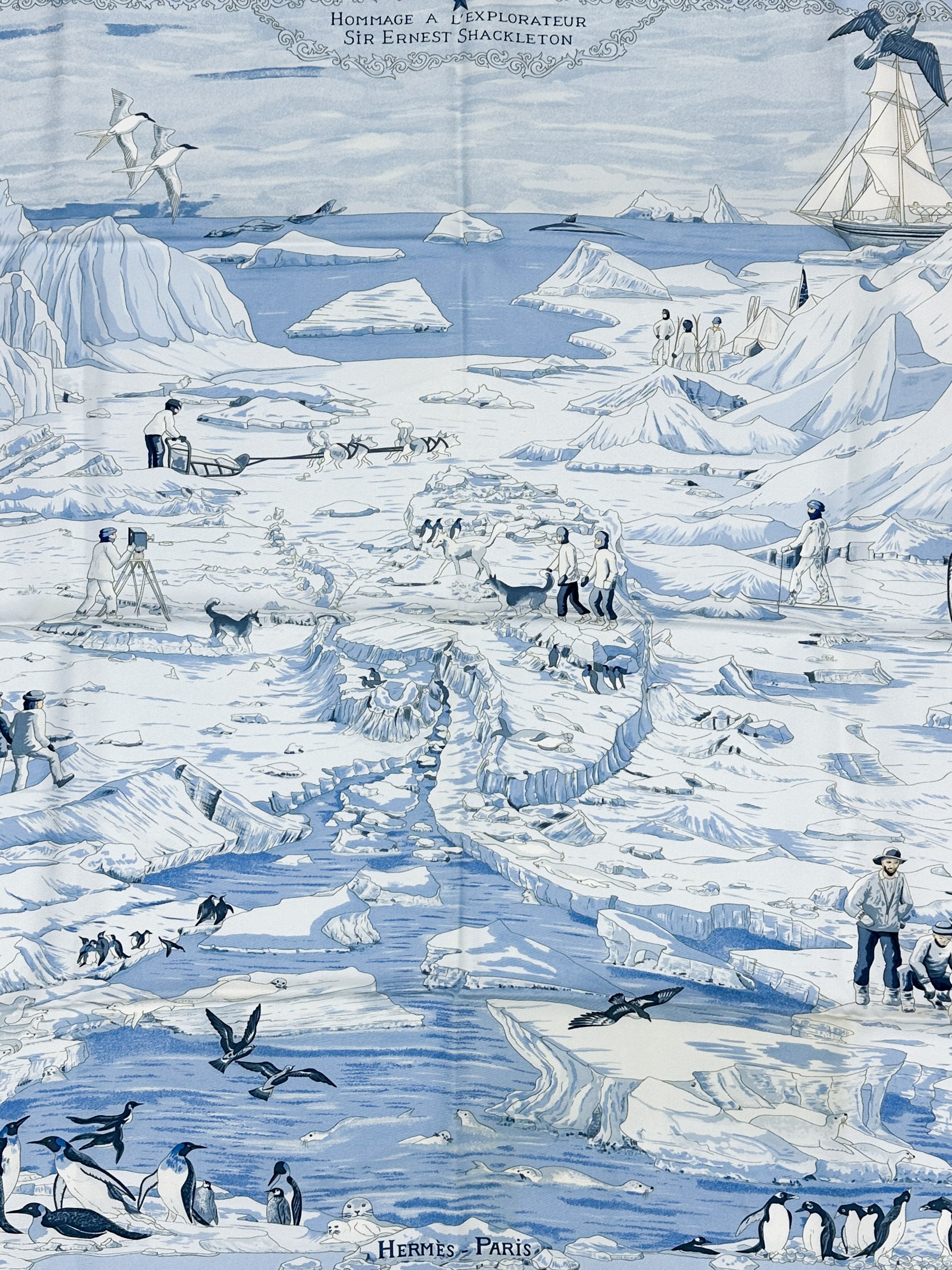 Hermès Hommage à l'Explorateur Sir Ernest Shackleton 90