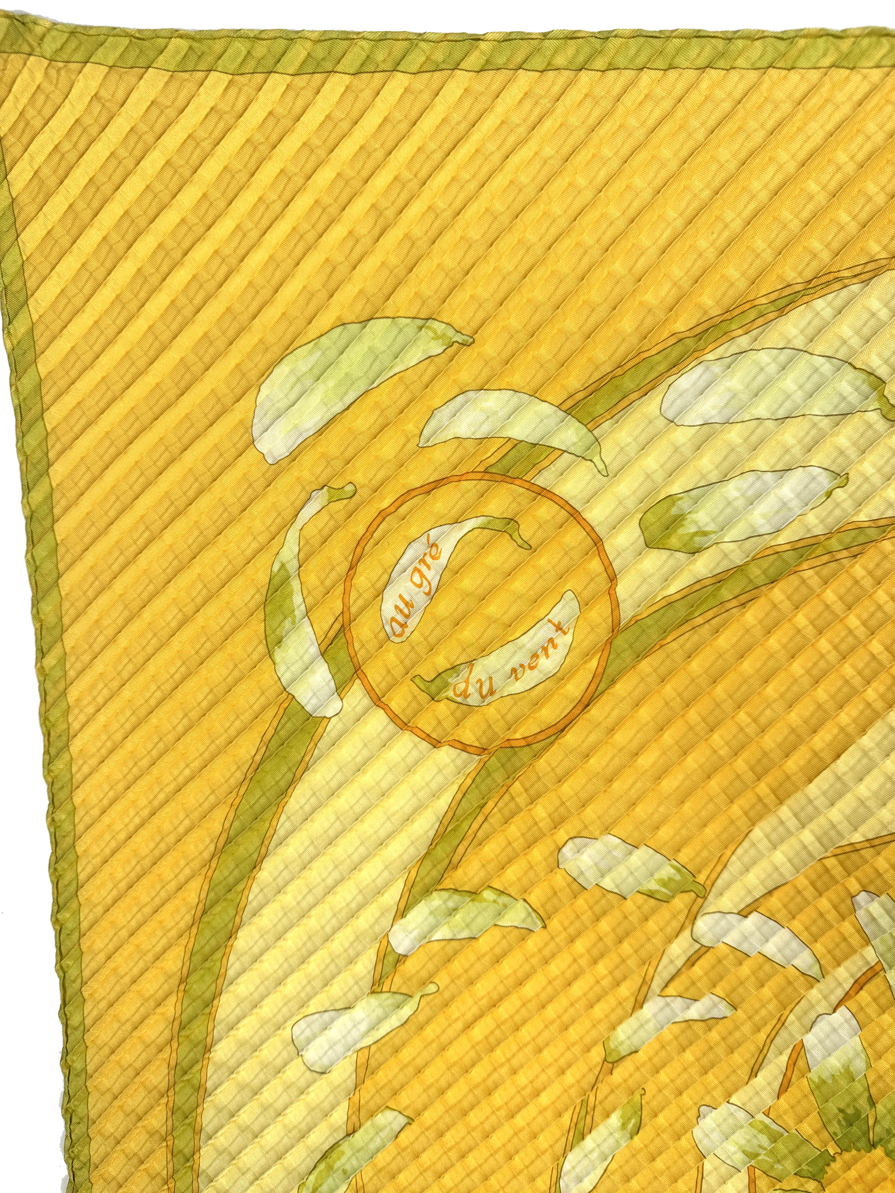 Hermès Au Gré du Vent Mosaic Plissé 90