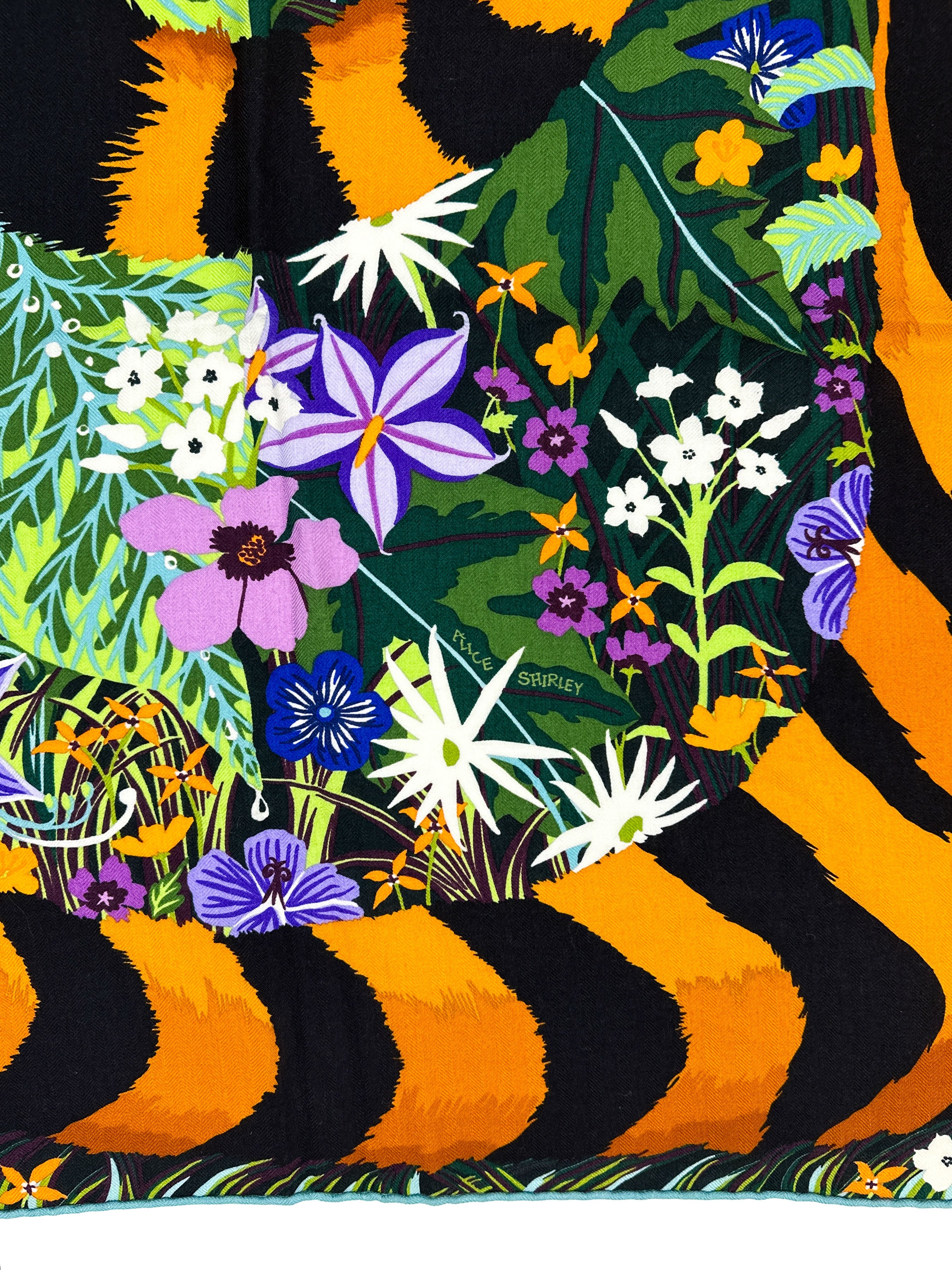 Hermès Tyger Tyger Cashmere Silk 140