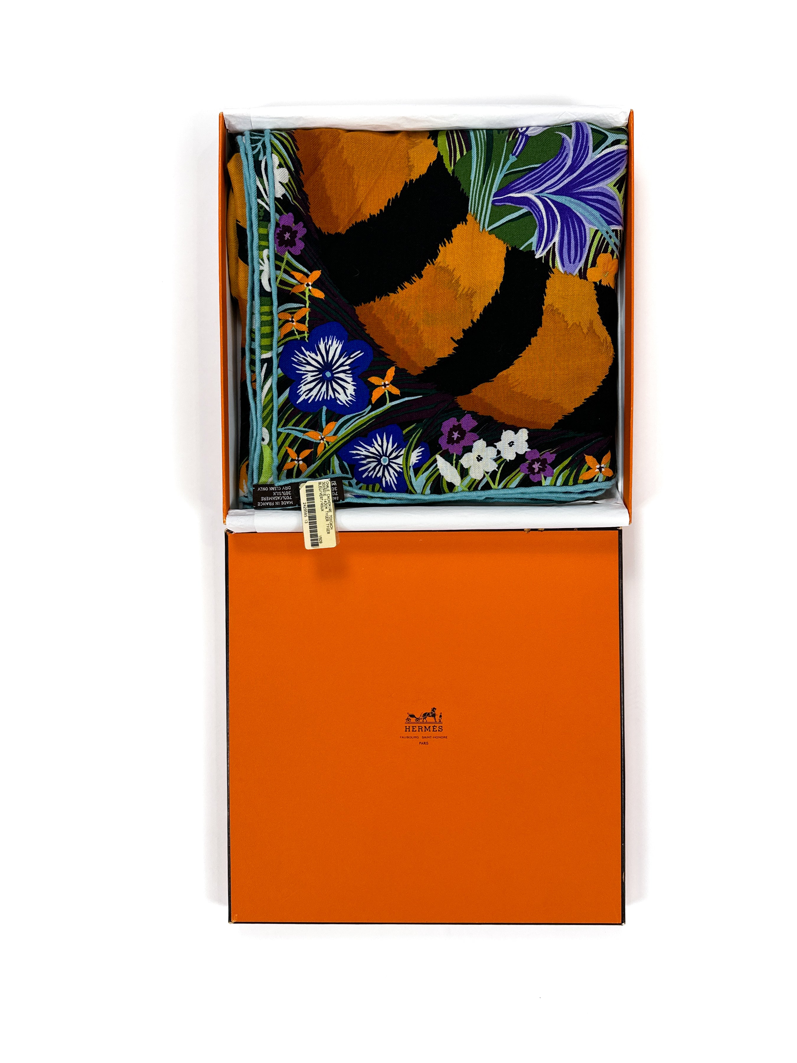 Hermès Tyger Tyger Cashmere Silk 140