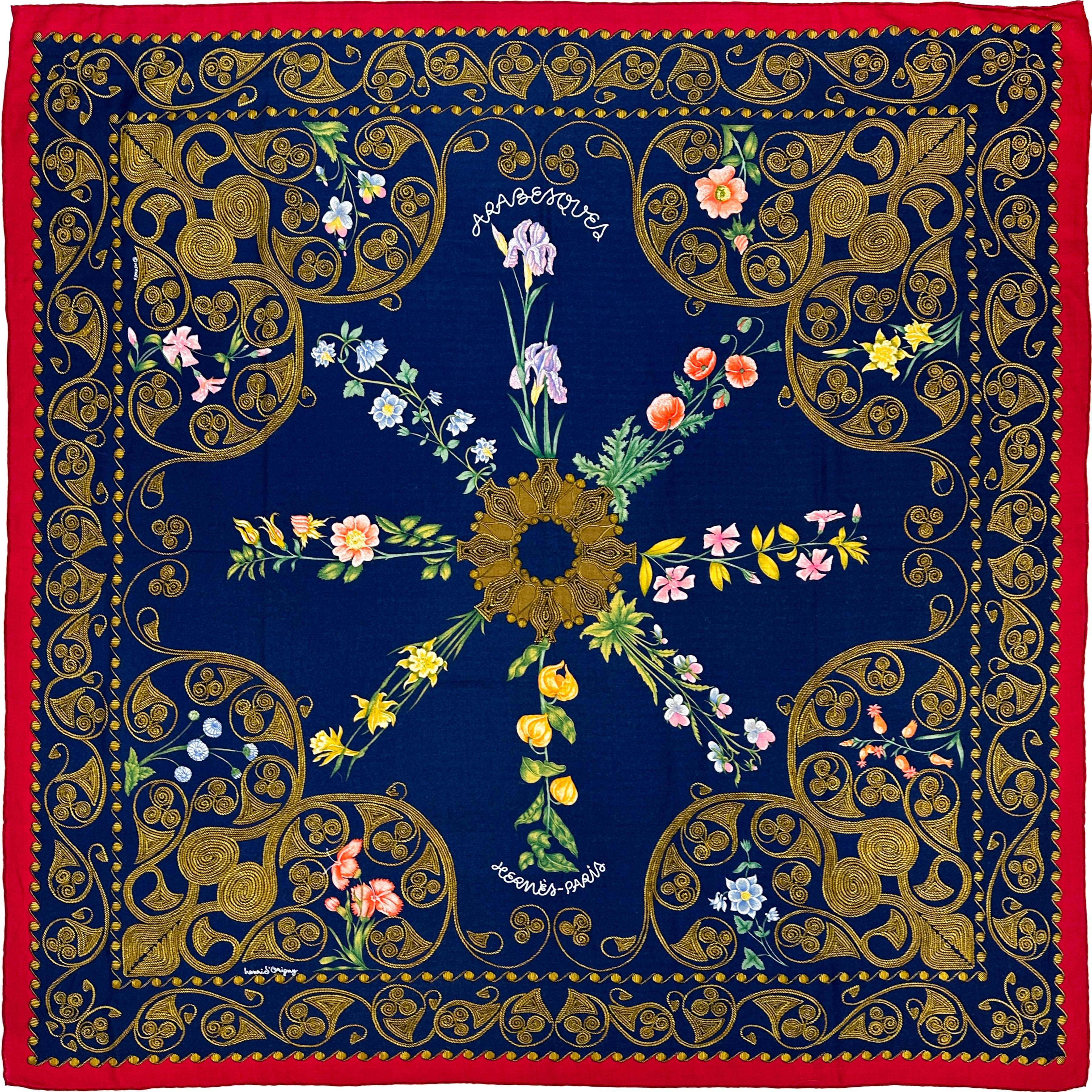 Hermès Arabesques Cashmere Silk 140