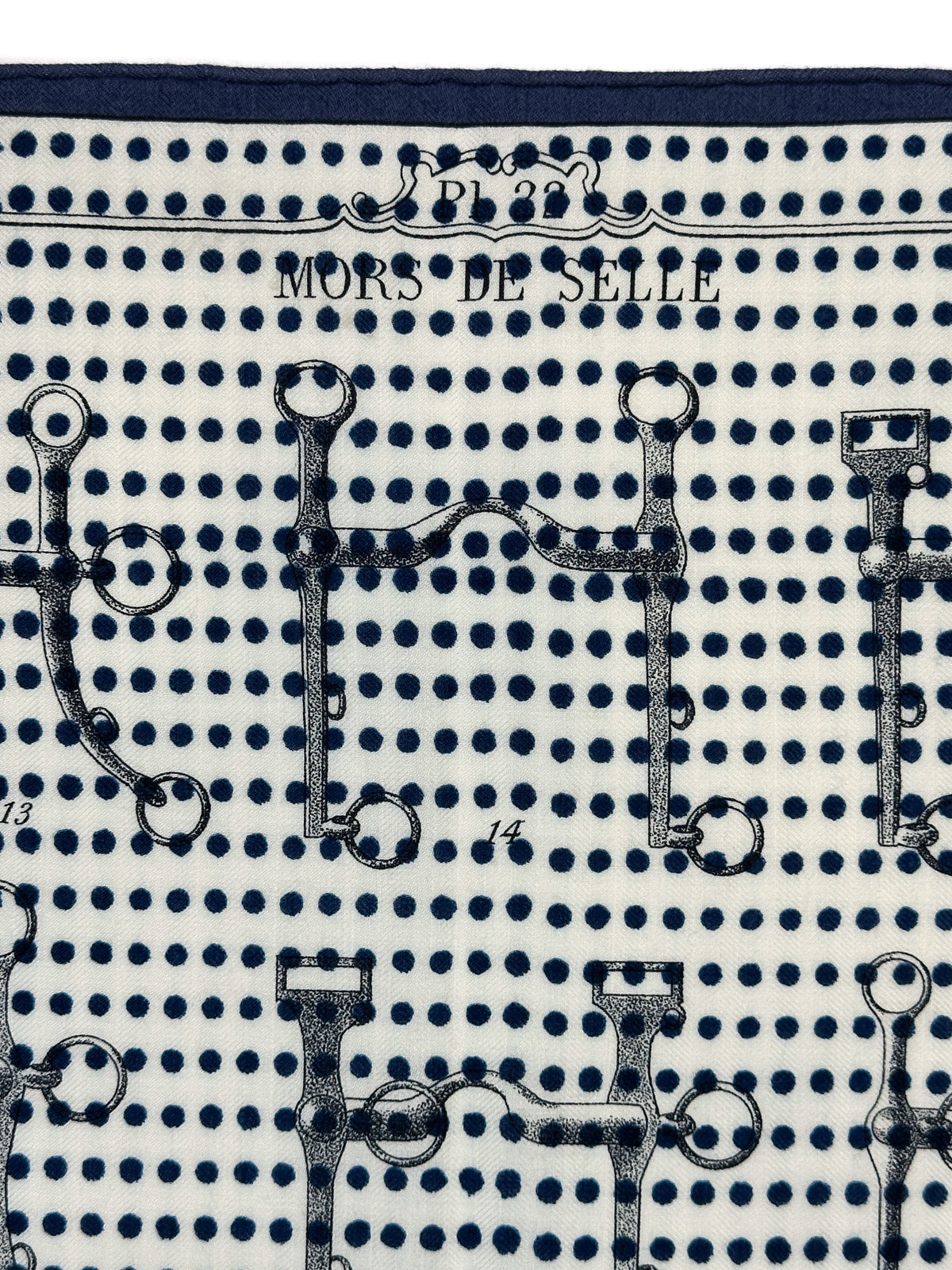 Hermès Manufacture de Boucleries Cashmere Silk 140