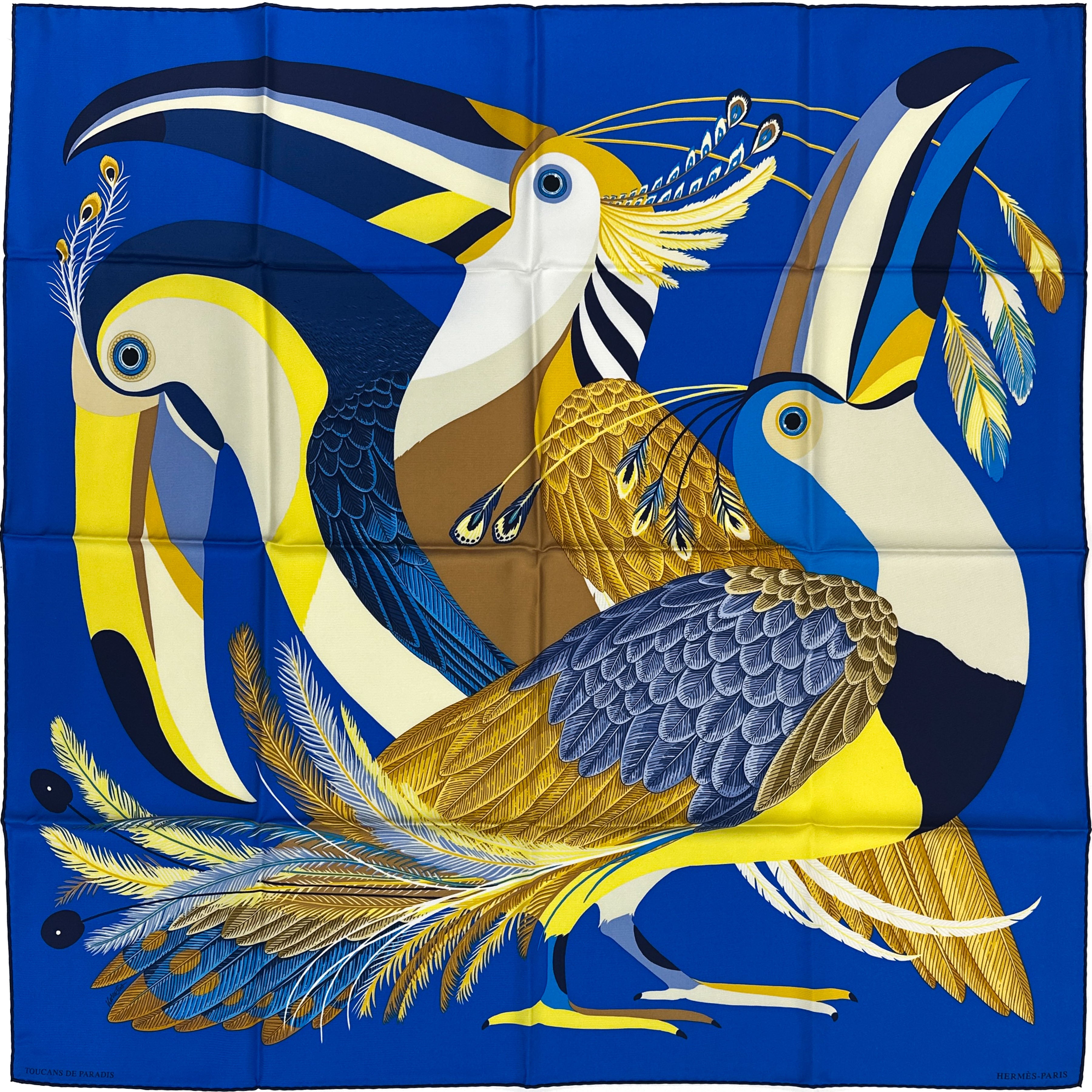 Hermès Toucans de Paradis 90