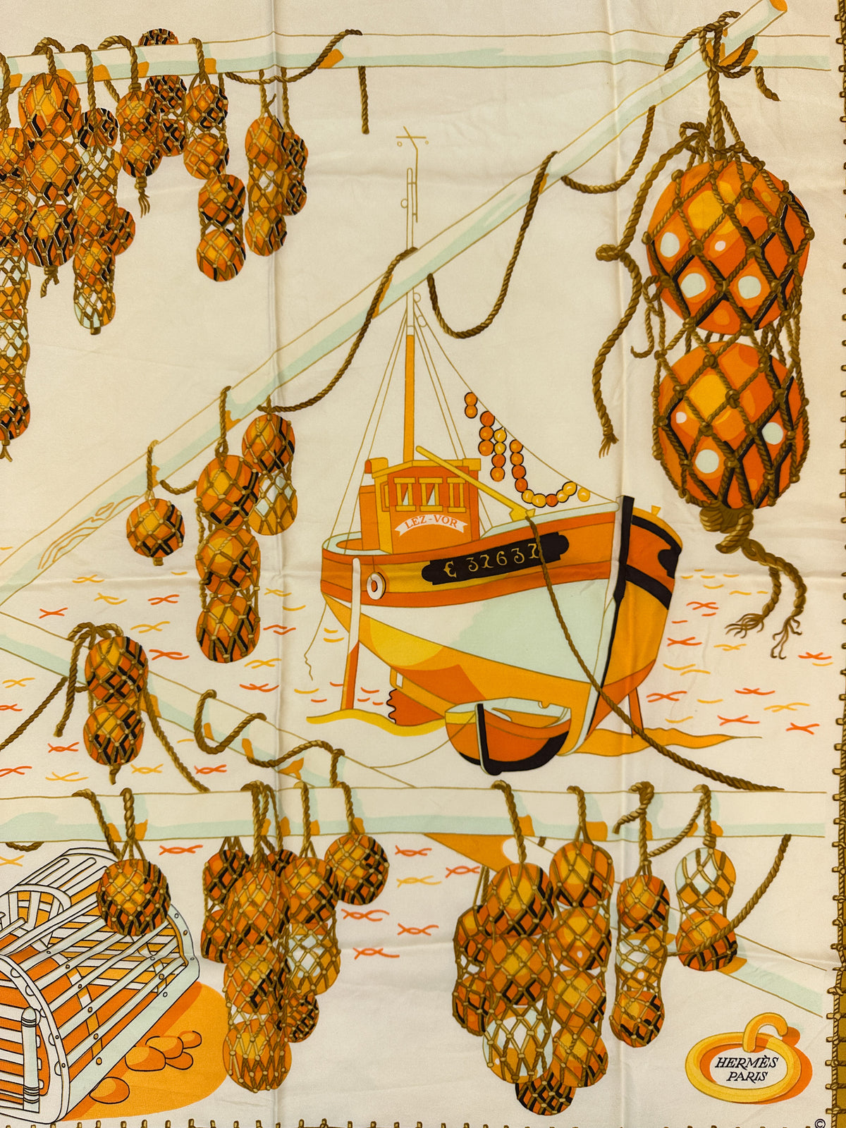 Hermès Les Raisins de la Mer 90