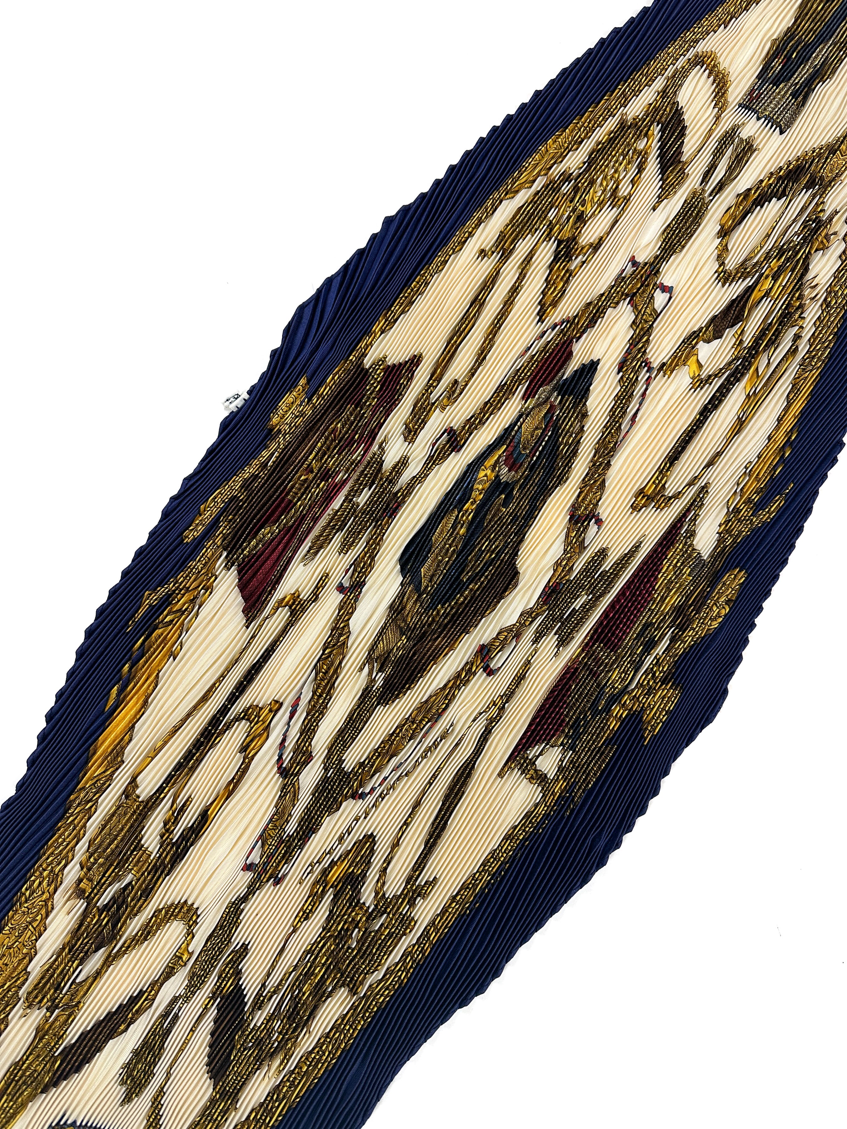 Hermès Grand Uniforme Plissé 90