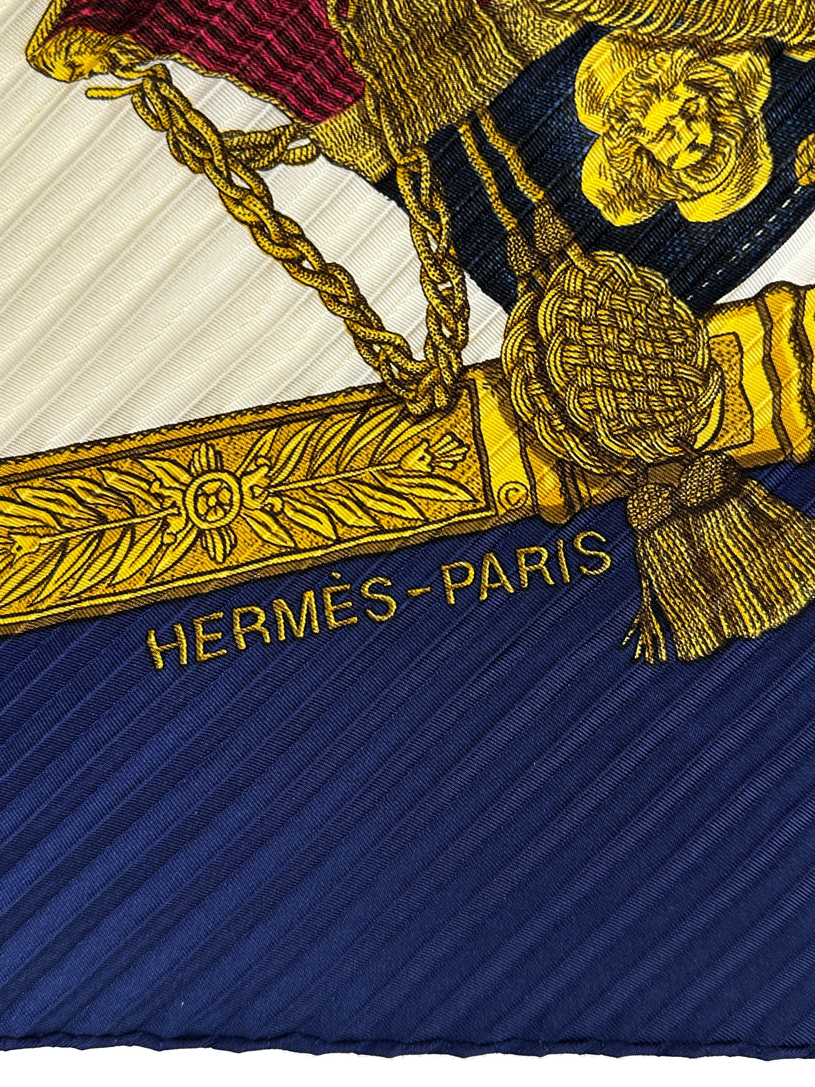 Hermès Grand Uniforme Plissé 90