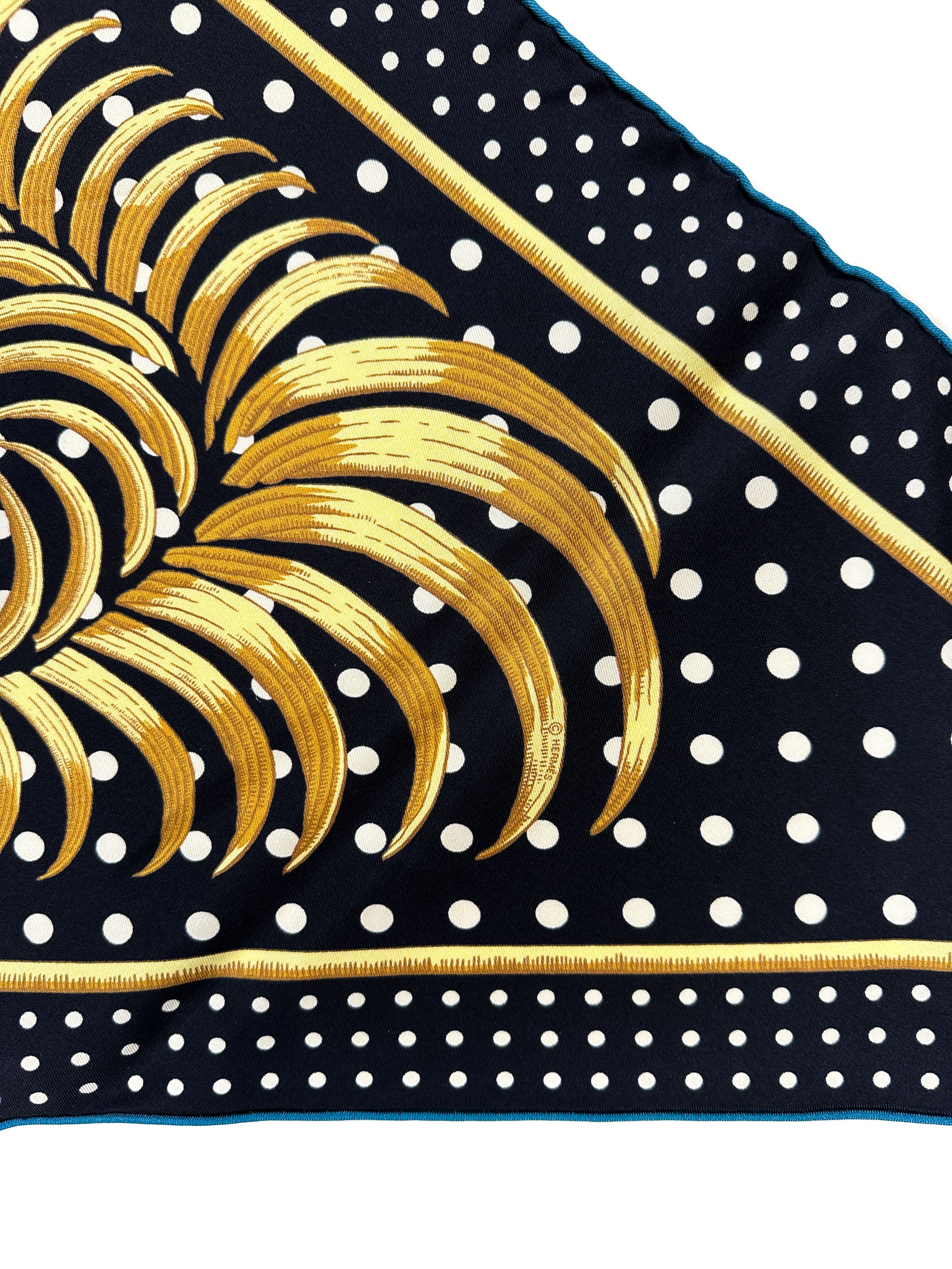 Hermès Tigre Royal Pointe Royale Washed Silk Triangle