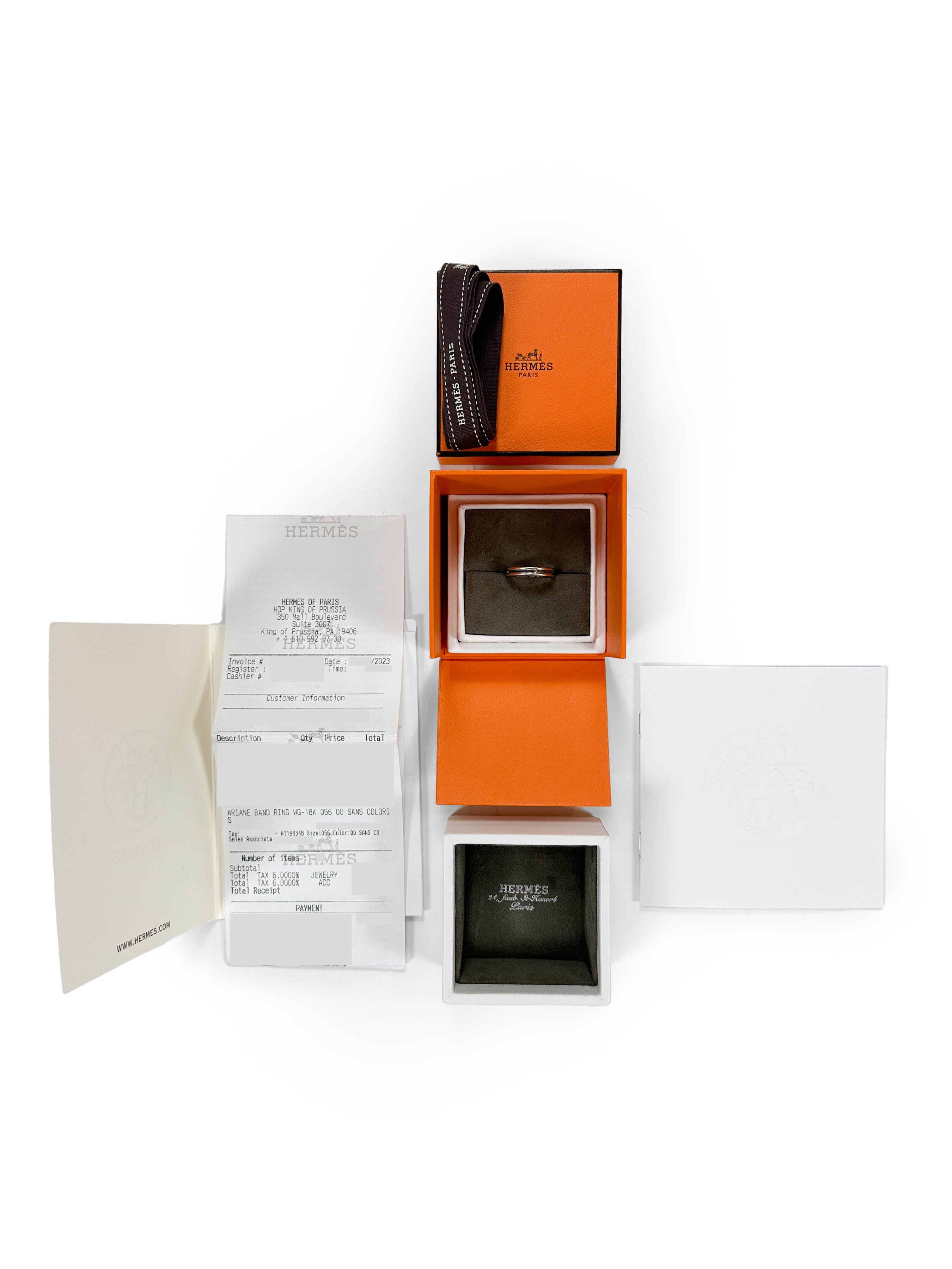 Hermès Ariane Ring 56