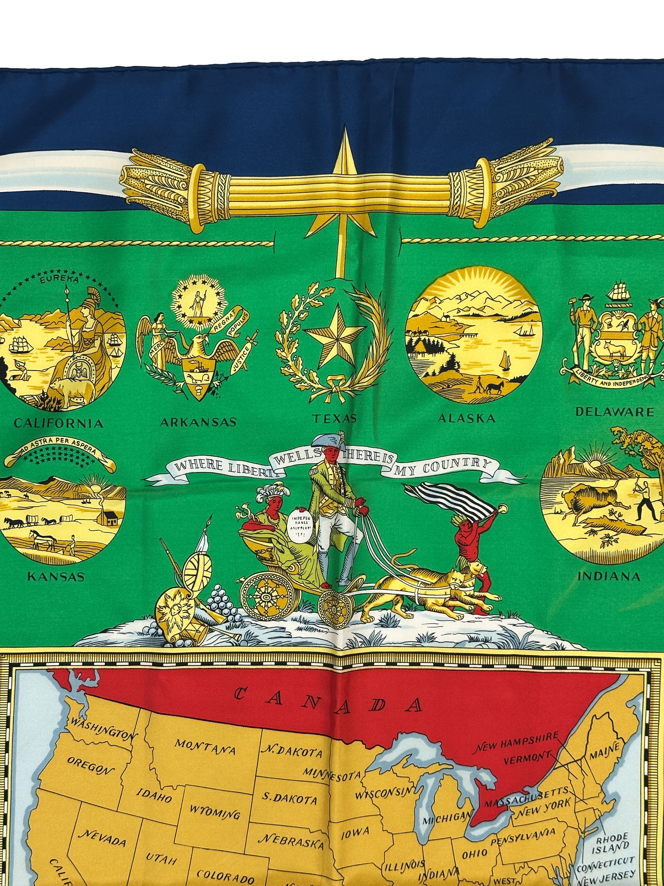 Hermès Special Edition 1976 Bicentenary Arms Of The United States 90