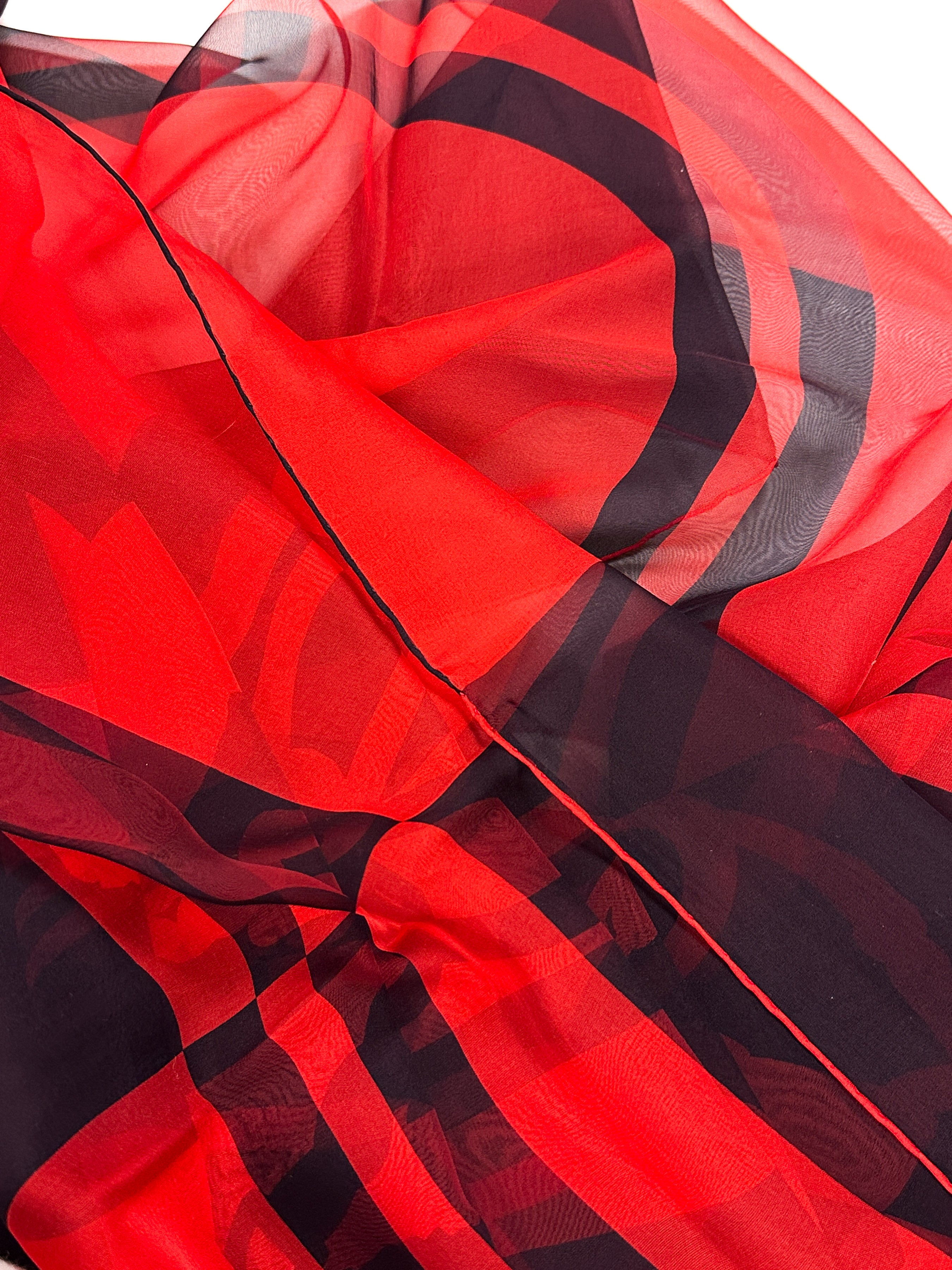 Hermès Brides de Gala Quadri Tatouage Mousseline 140