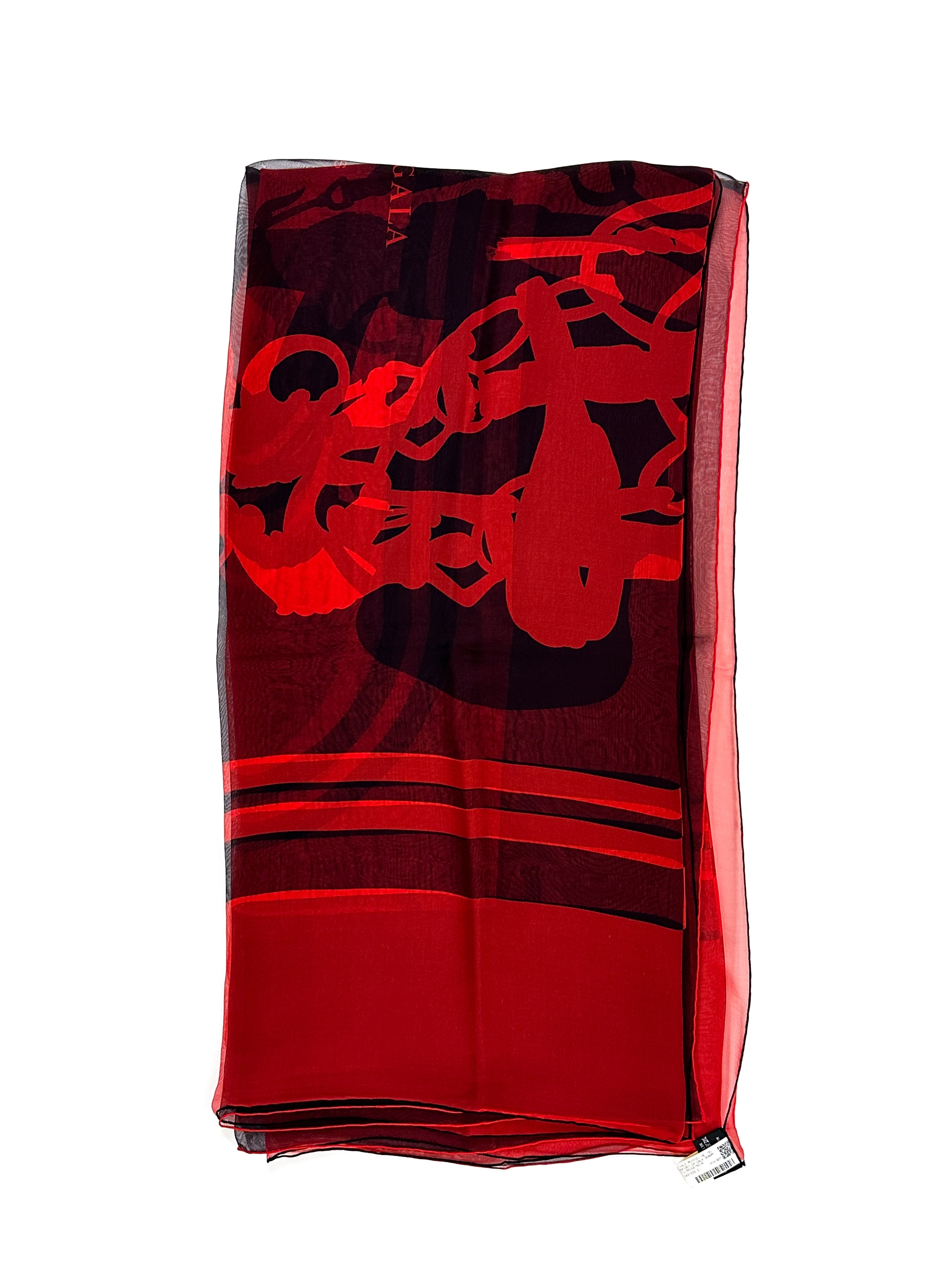 Hermès Brides de Gala Quadri Tatouage Mousseline 140