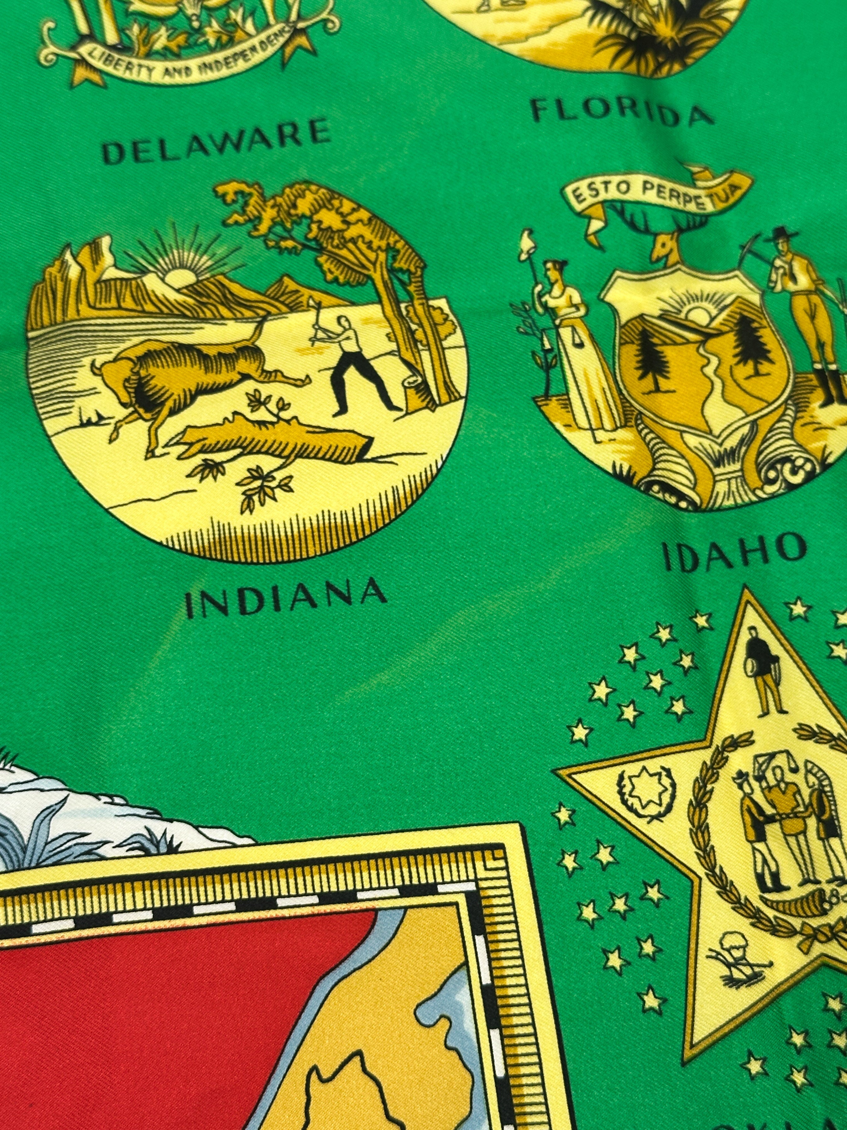Hermès Special Edition 1976 Bicentenary Arms Of The United States 90