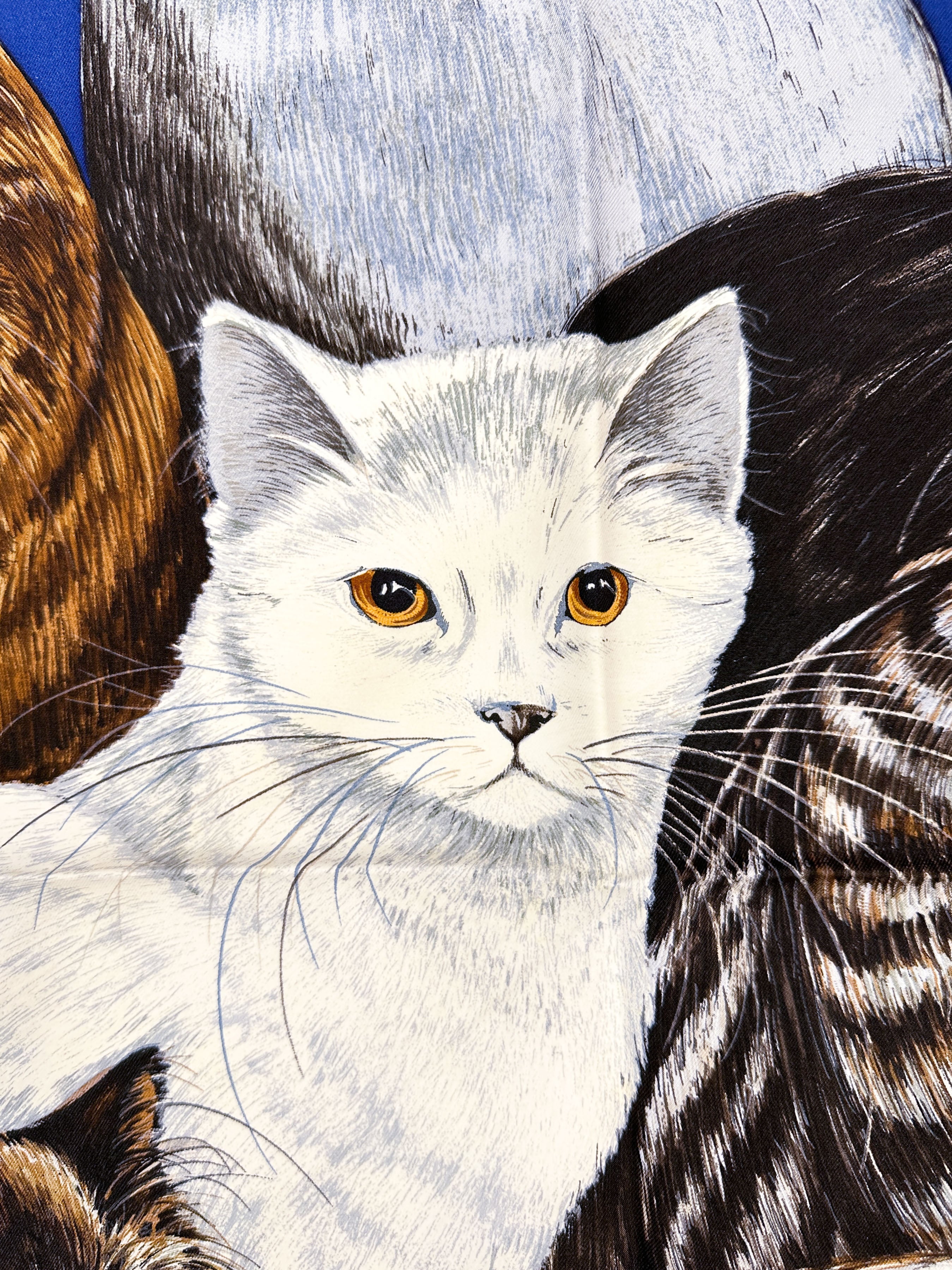 Hermès Les Chats 90