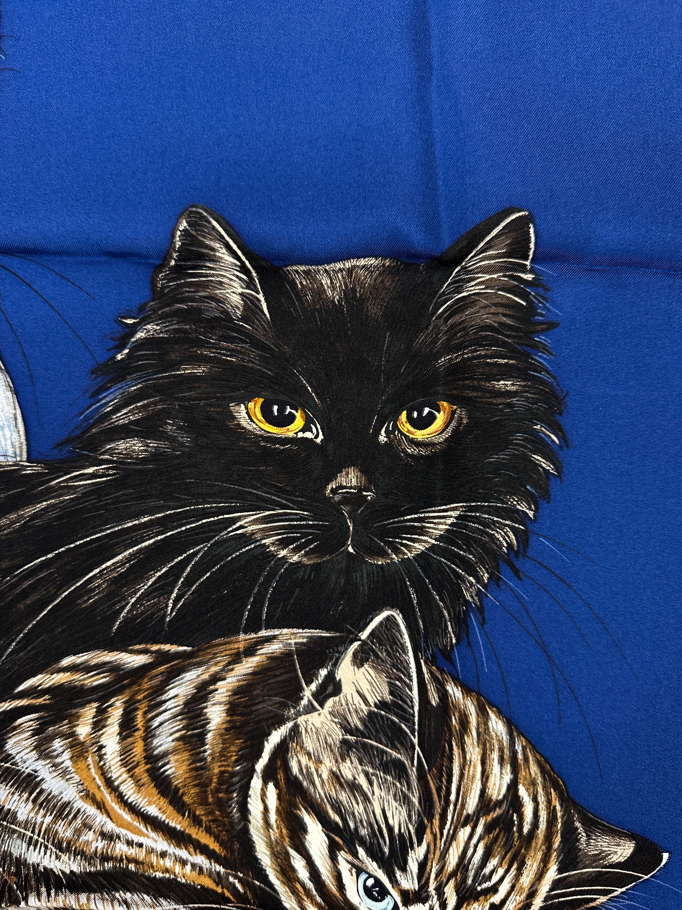 Hermès Les Chats 90