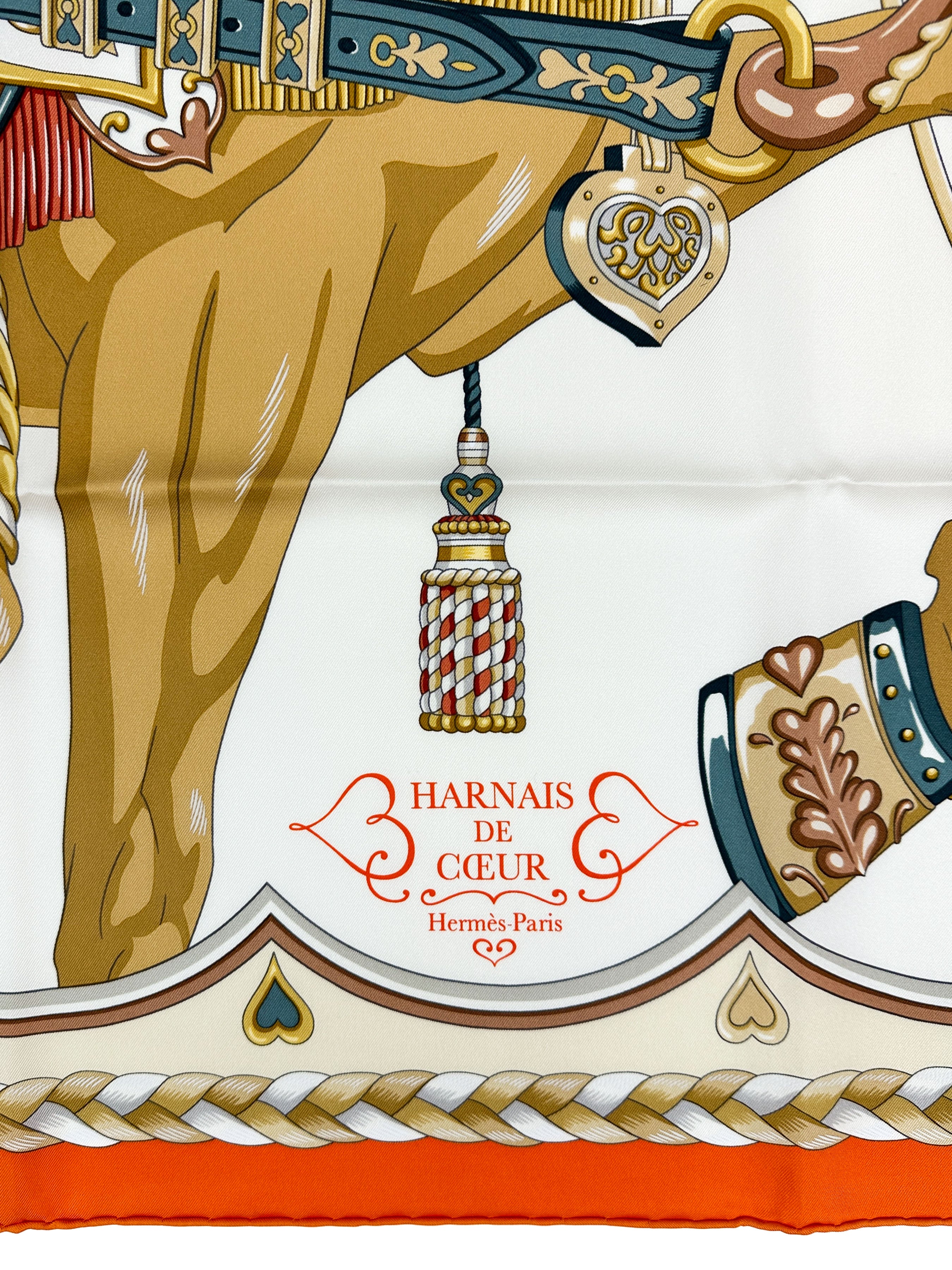 Hermès Harnais de Coeur 90