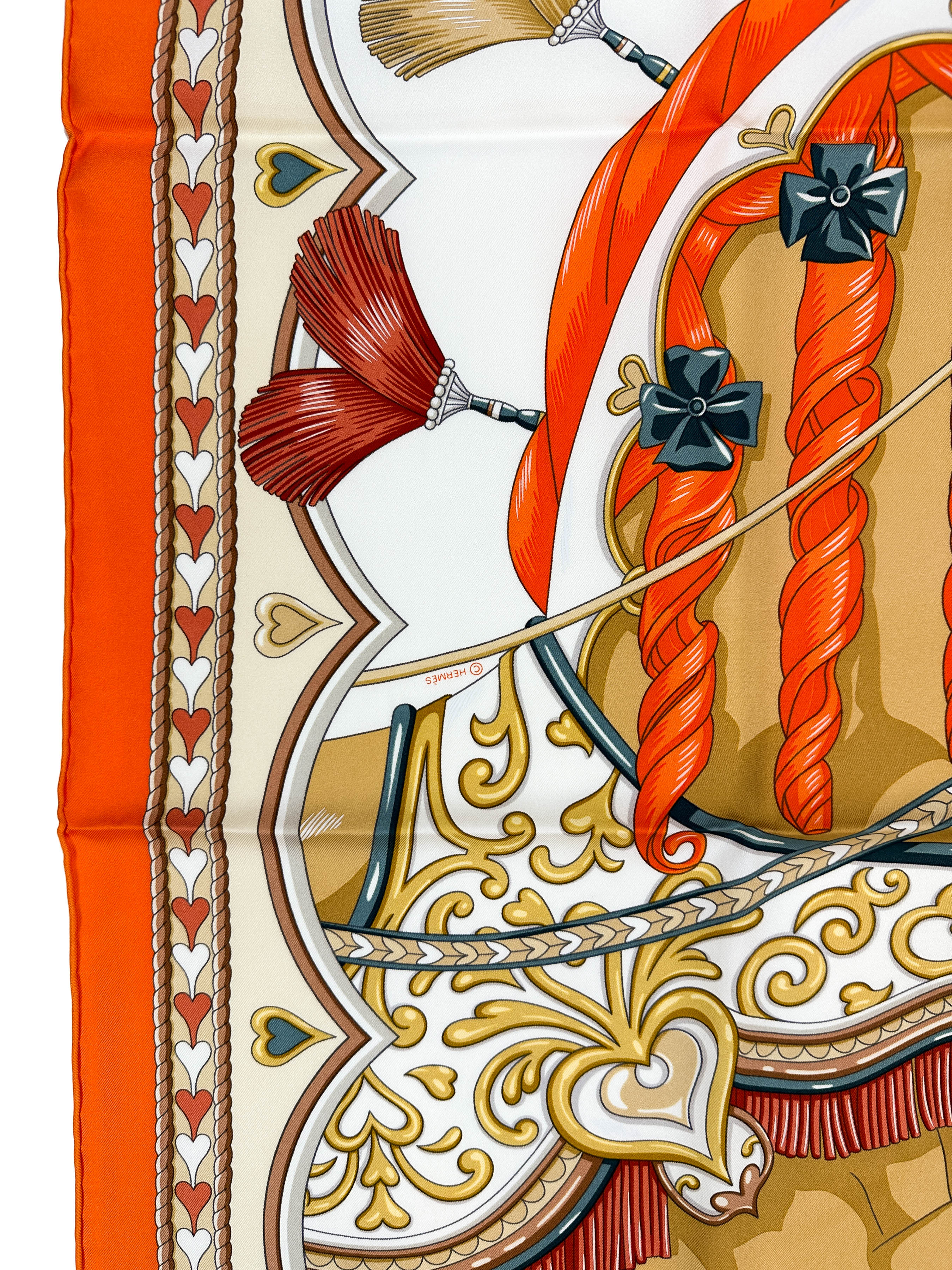 Hermès Harnais de Coeur 90