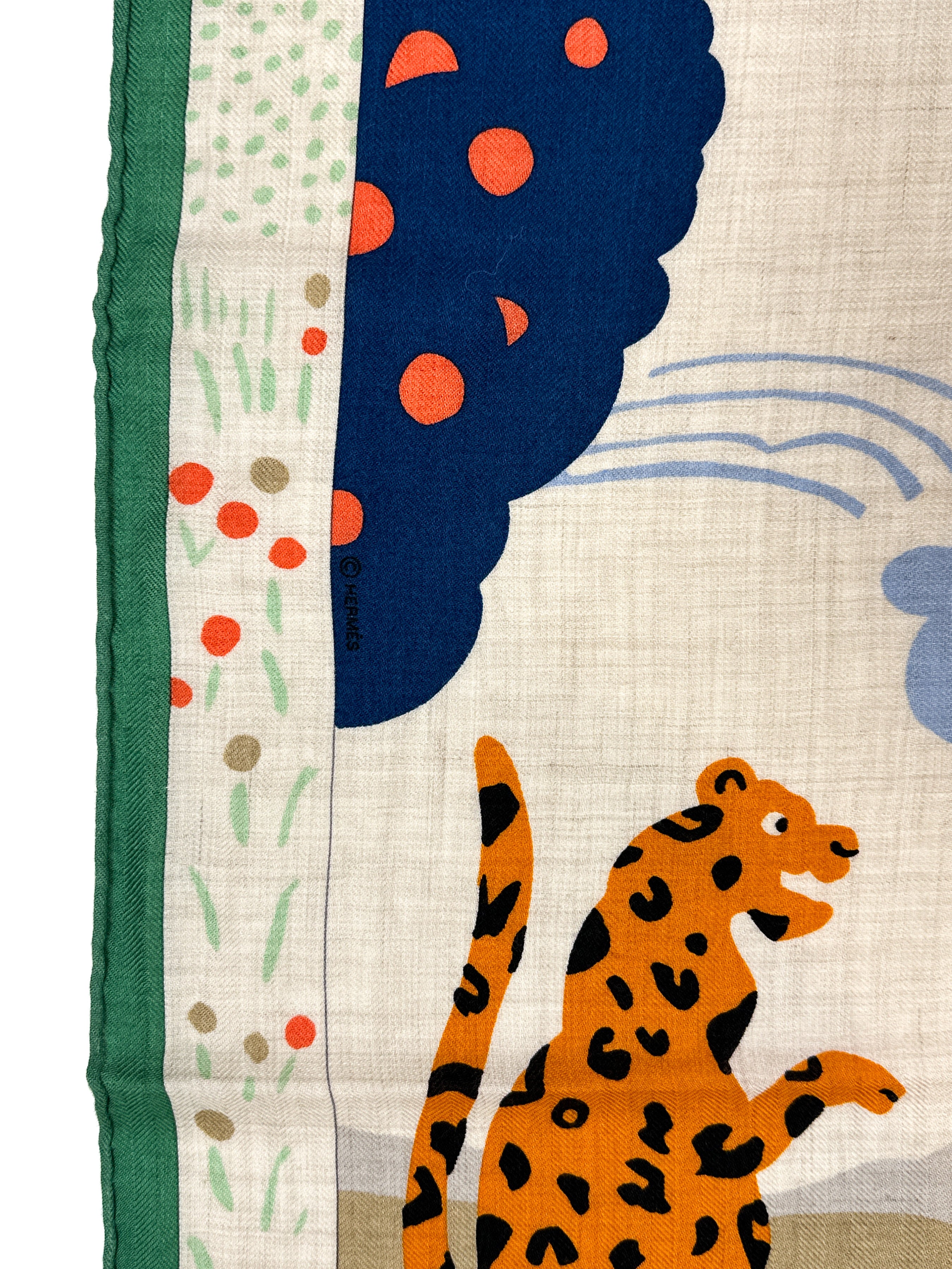 Hermès Le Livre d'Esope Cashmere Silk 140