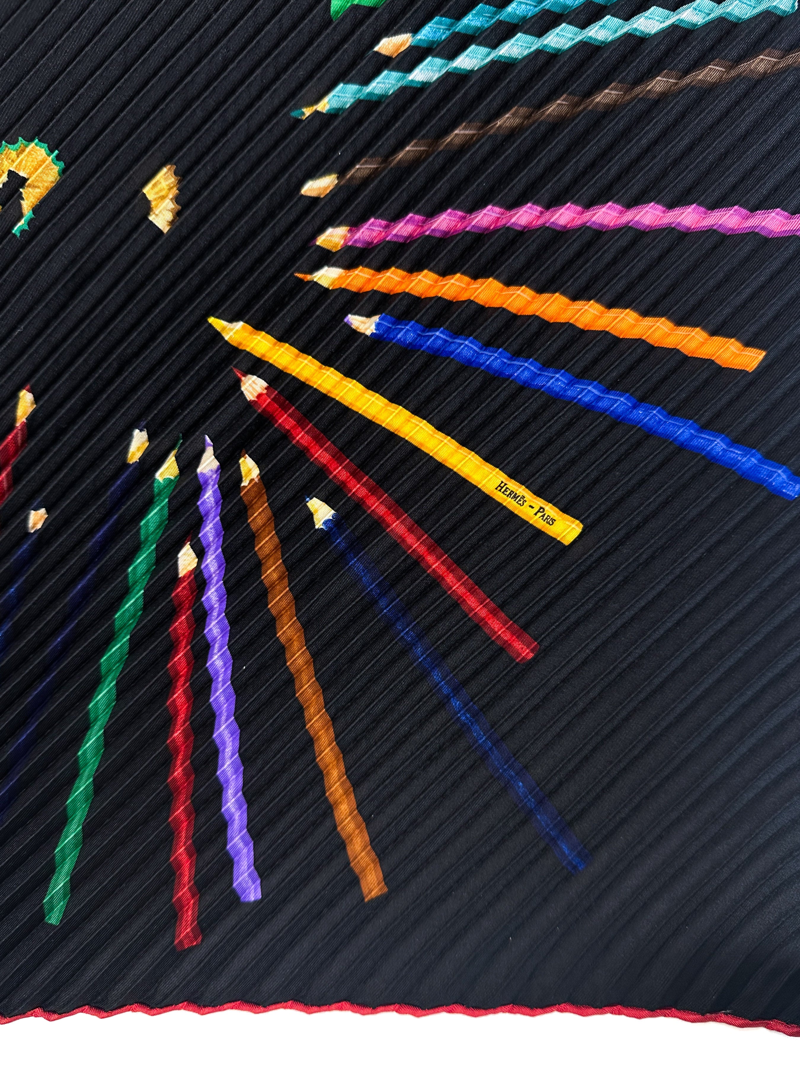 Hermès A Vos Crayons Plissé 90