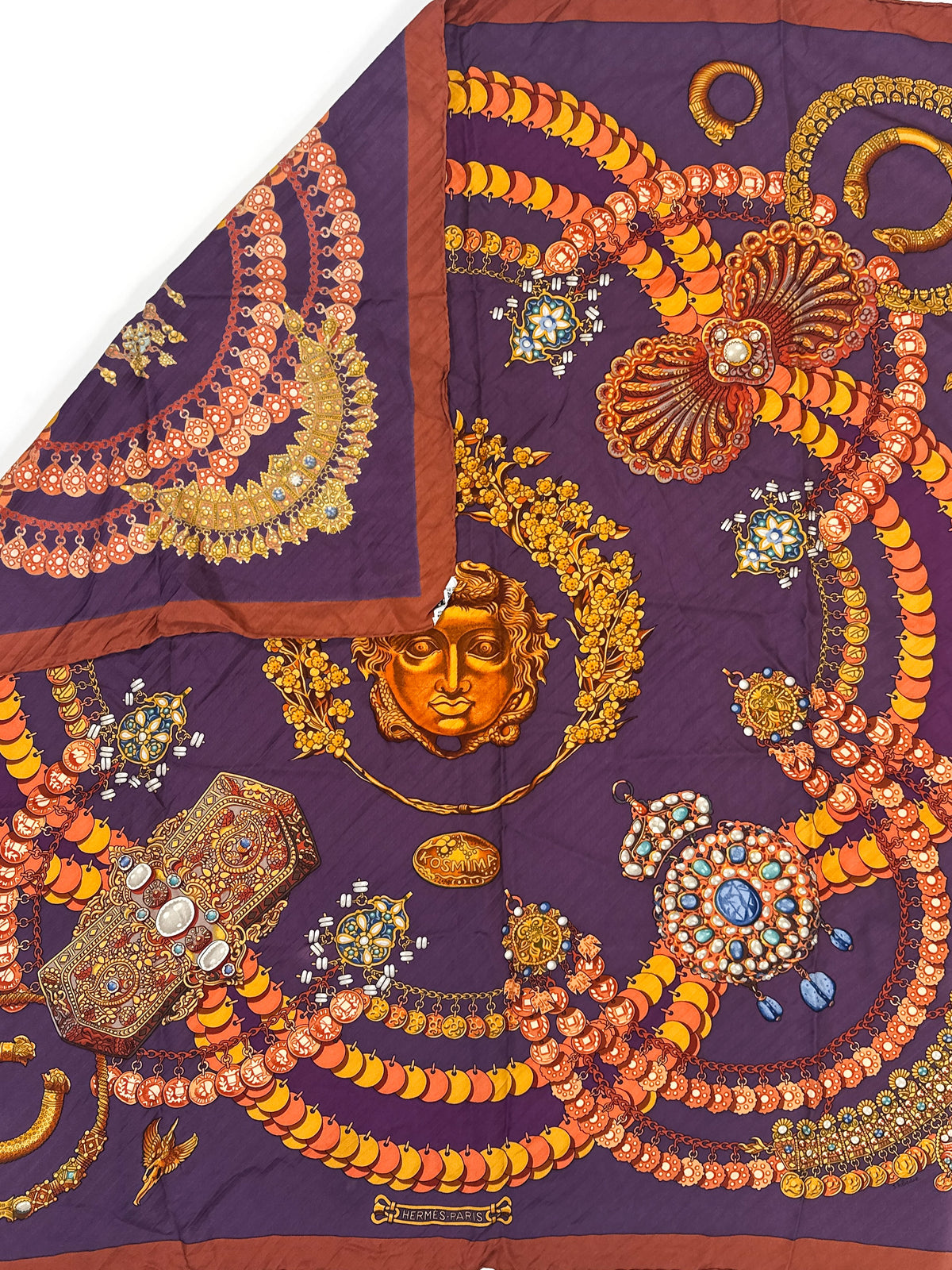 Hermès Kosmima Plissé 90