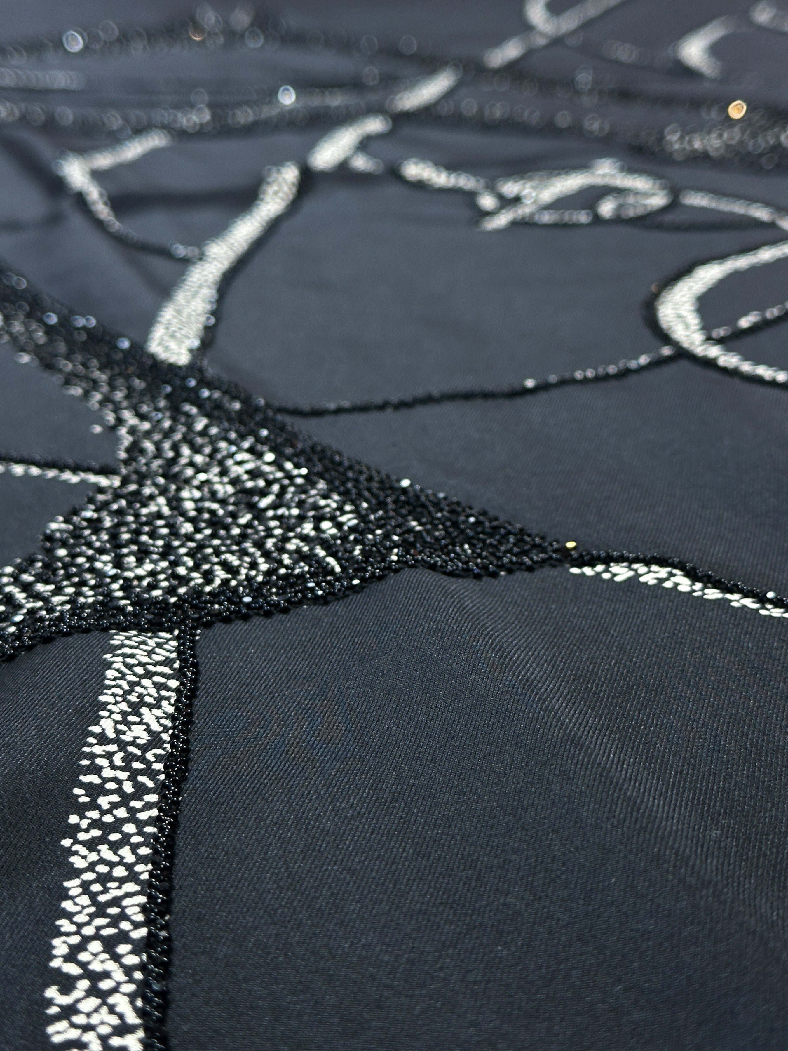 Hermès Cheval de Nuit Exceptional Beaded 90