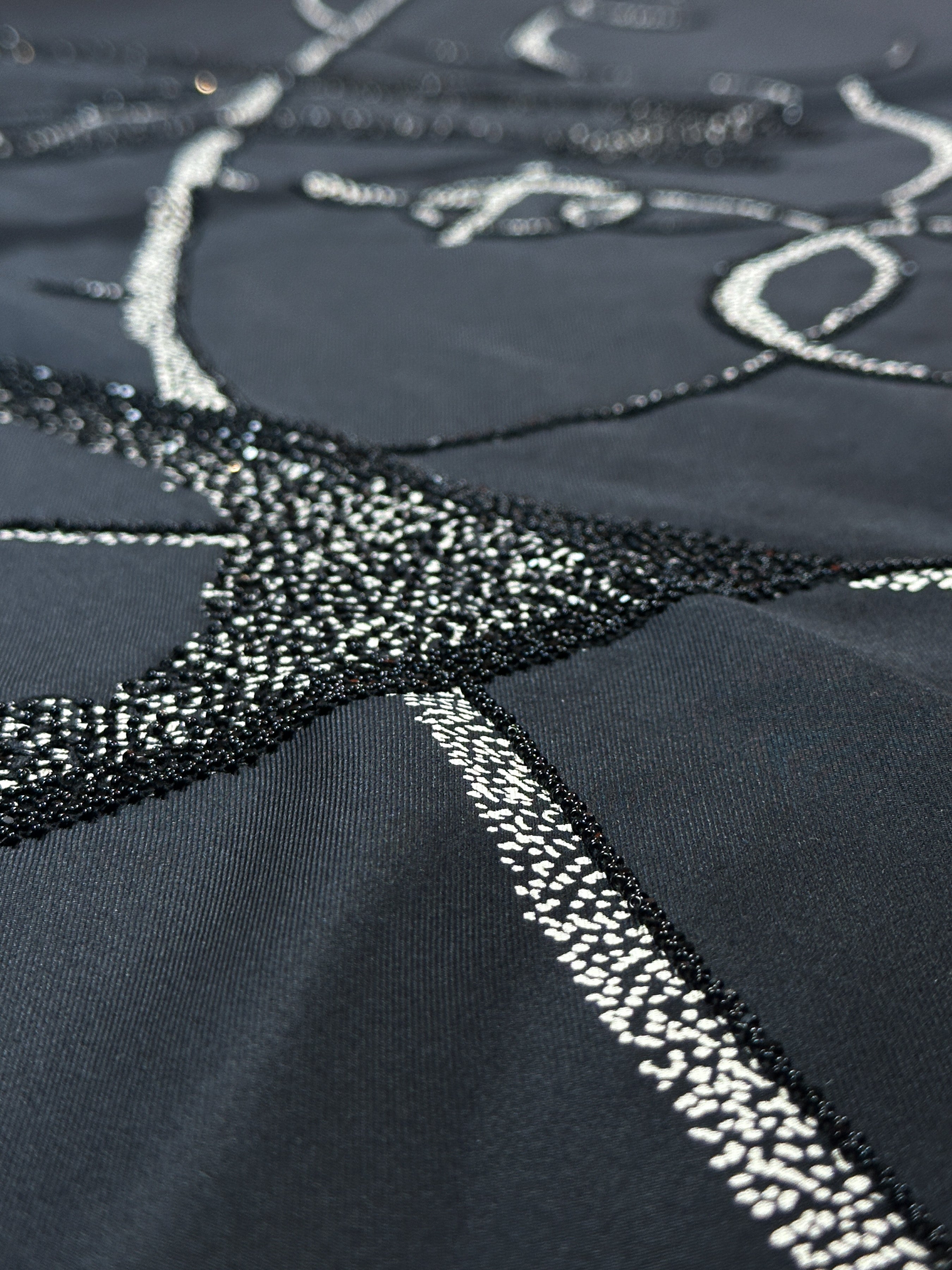 Hermès Cheval de Nuit Exceptional Beaded 90