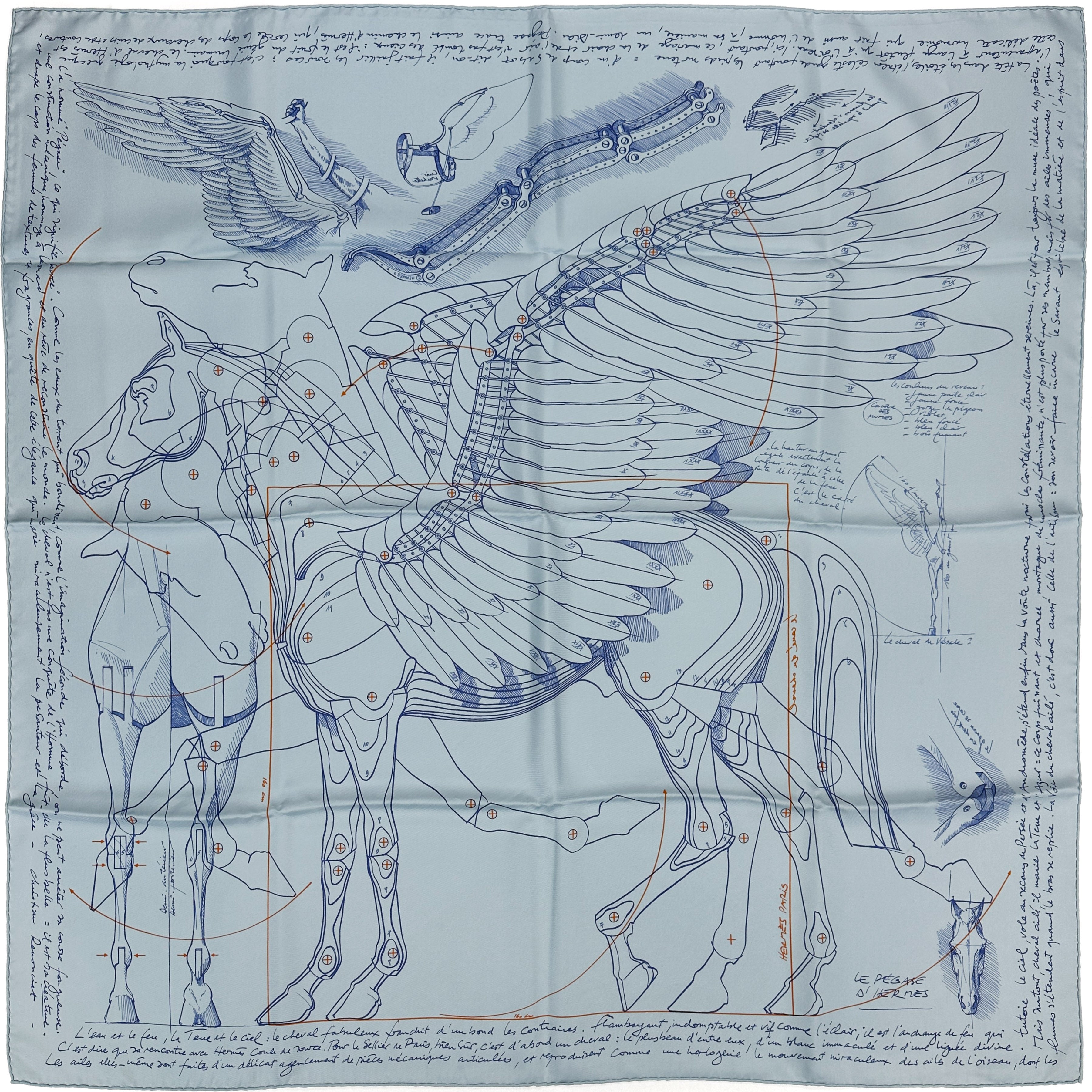 Hermès Le Pégase d'Hermès 90