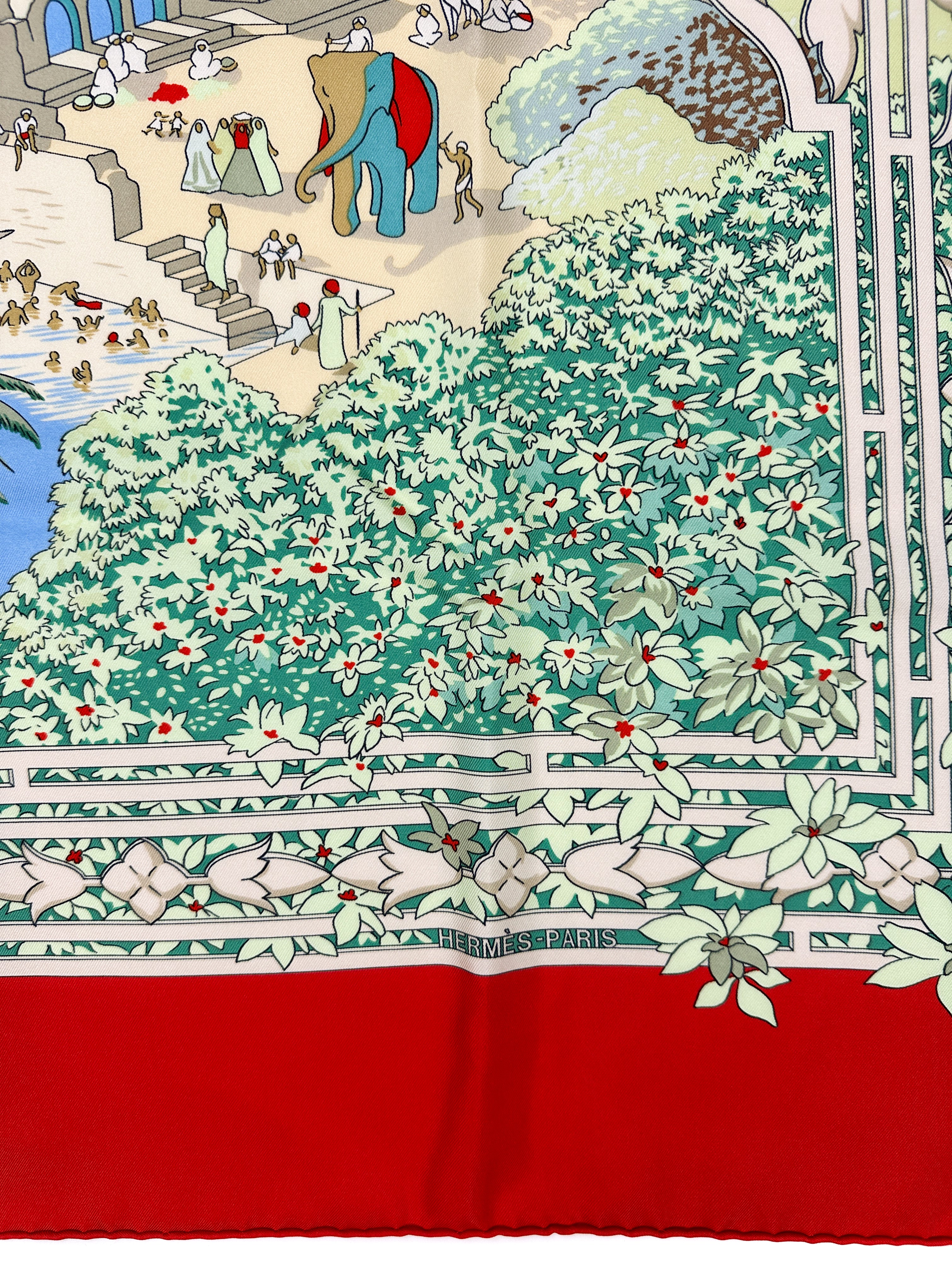 Hermès Le Fleuve Sacre 90