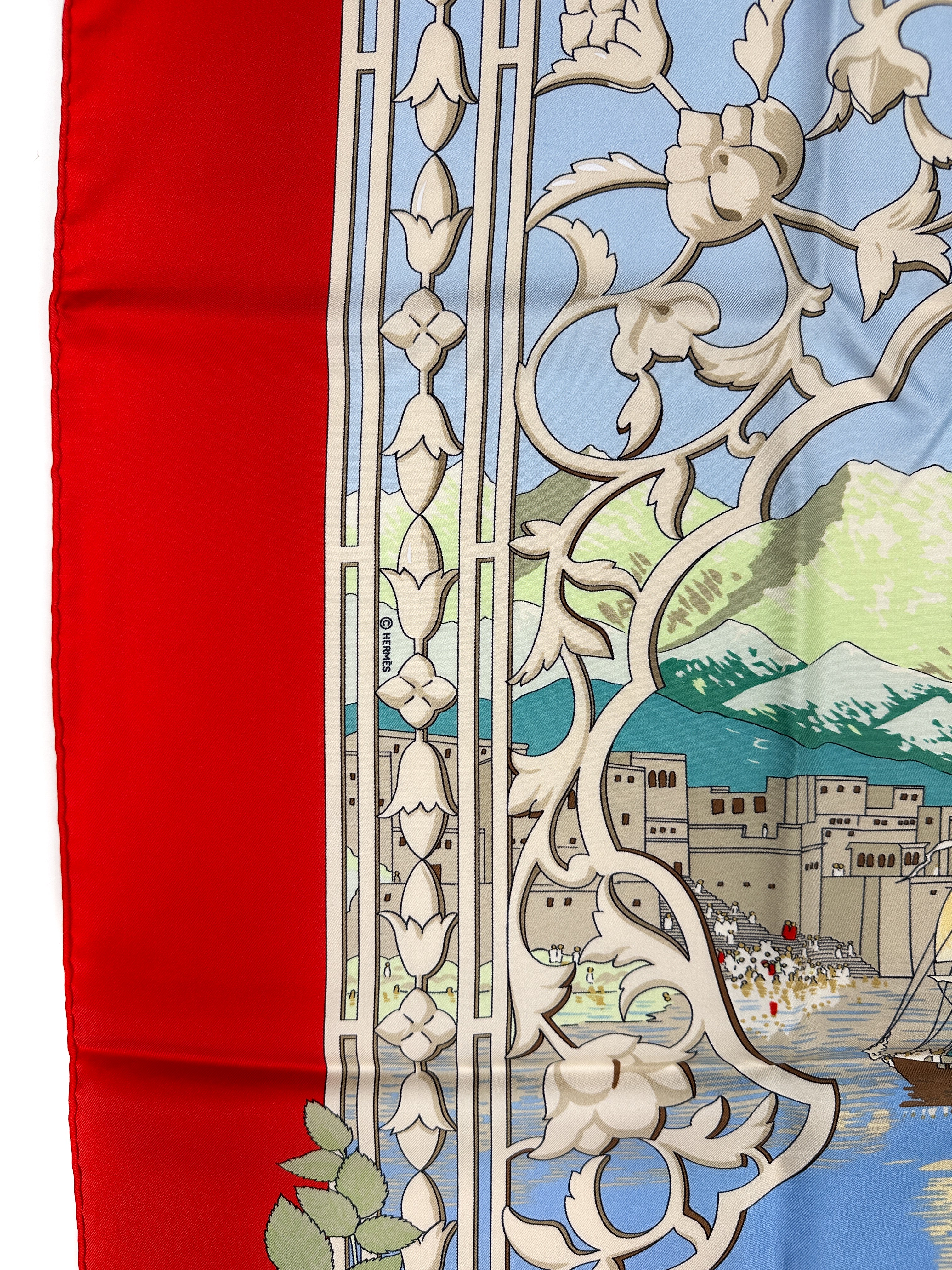 Hermès Le Fleuve Sacre 90