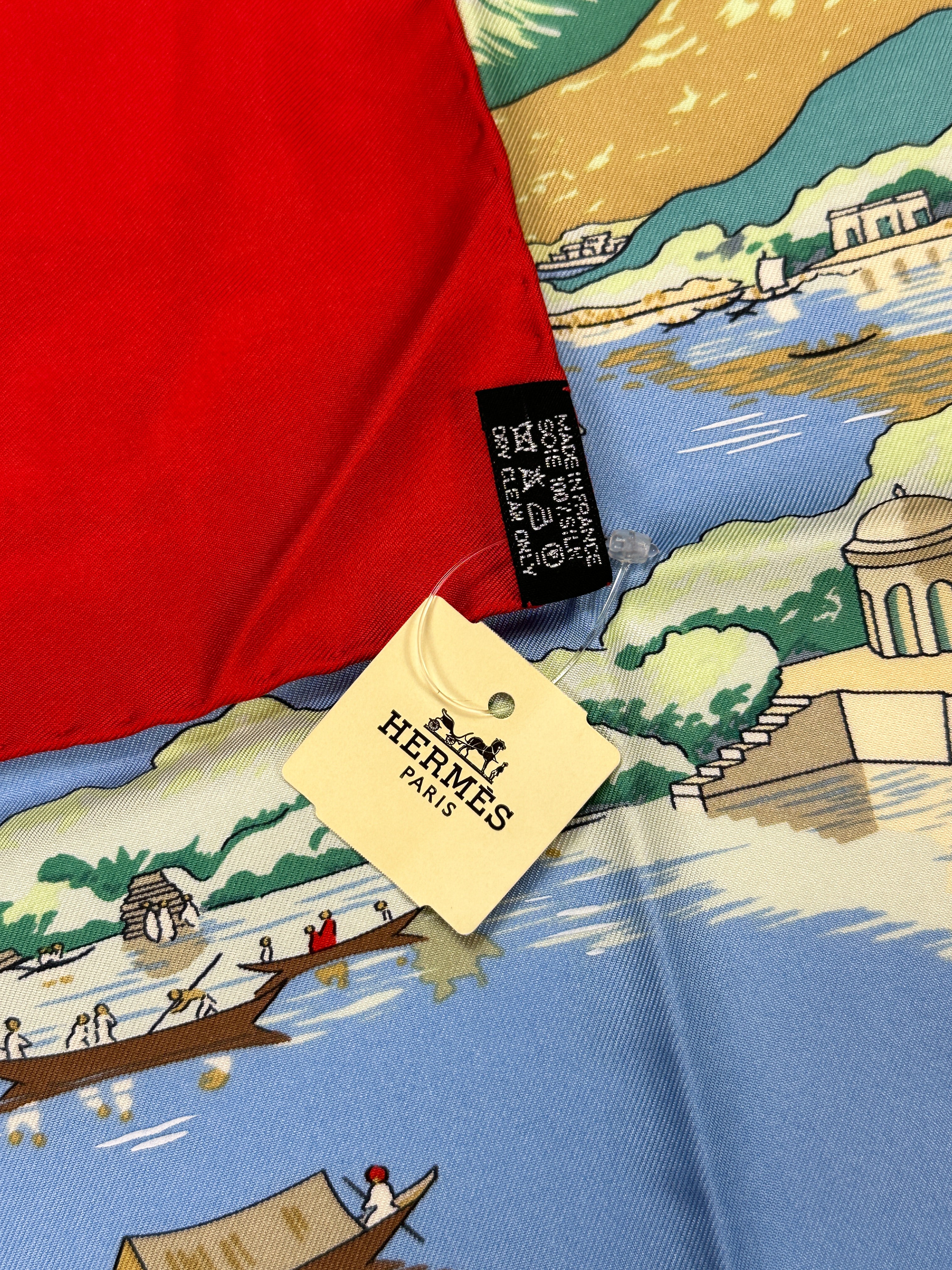 Hermès Le Fleuve Sacre 90