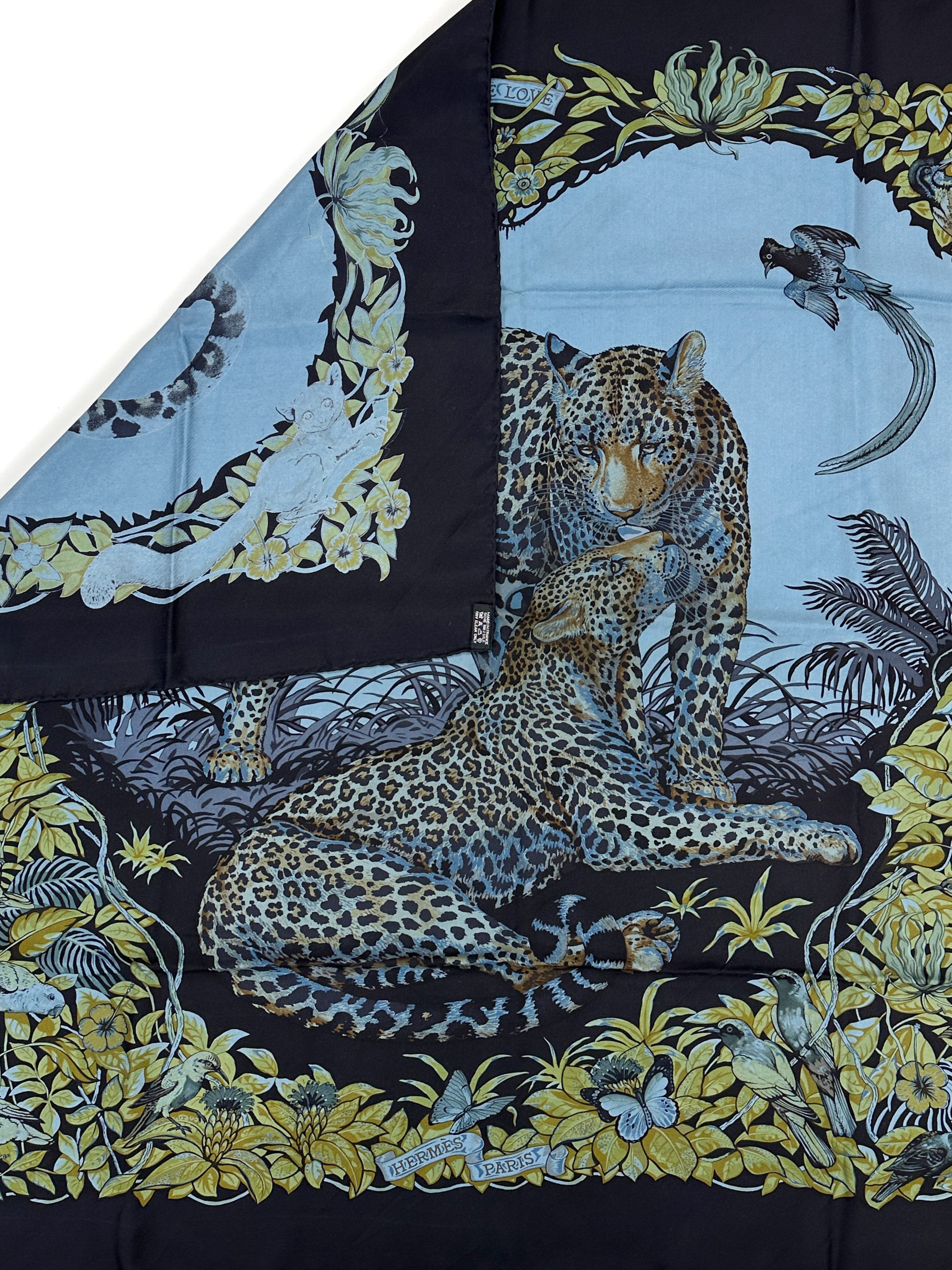 Hermès Jungle Love Dip Dye 90