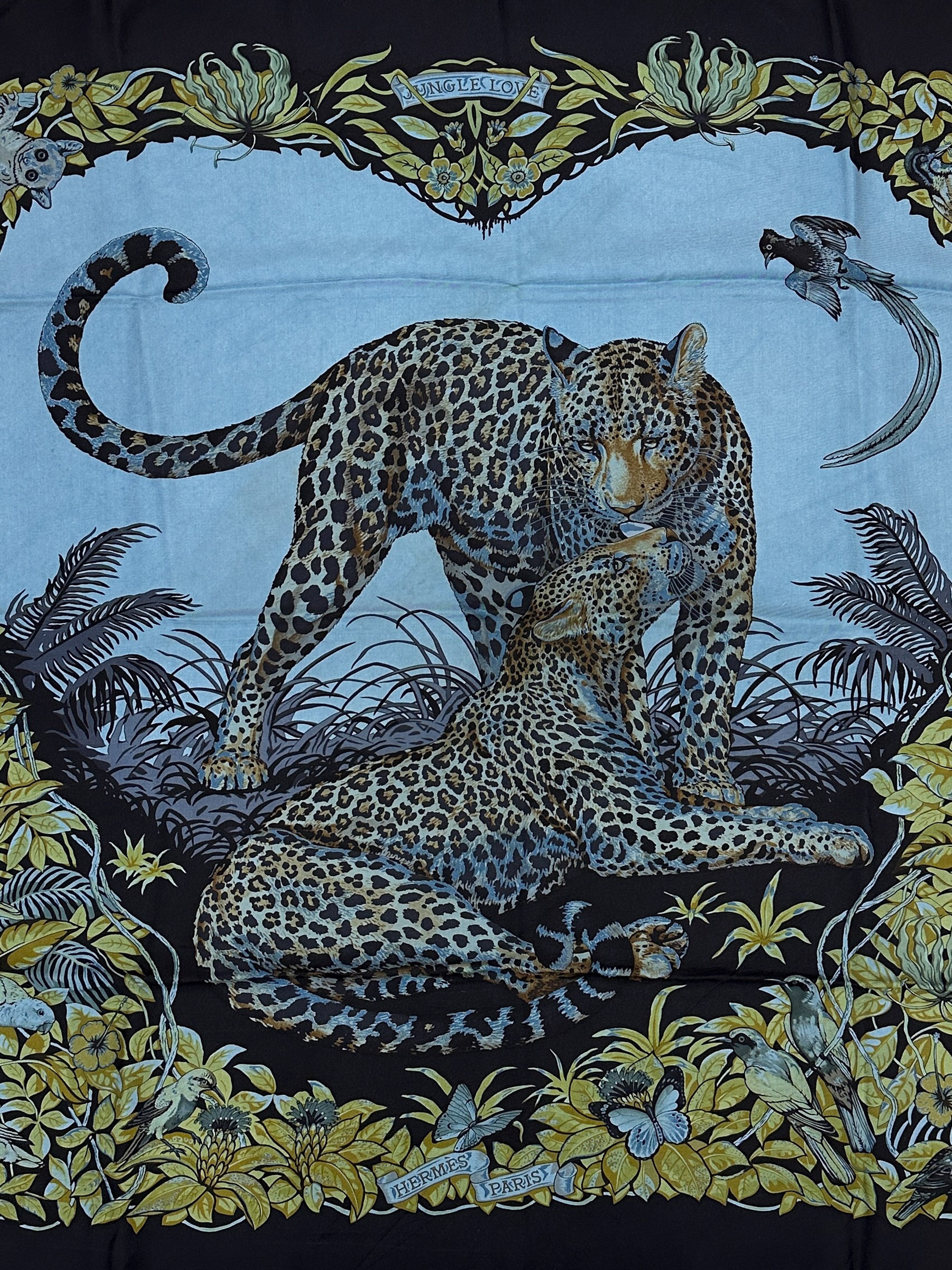 Hermès Jungle Love Dip Dye 90