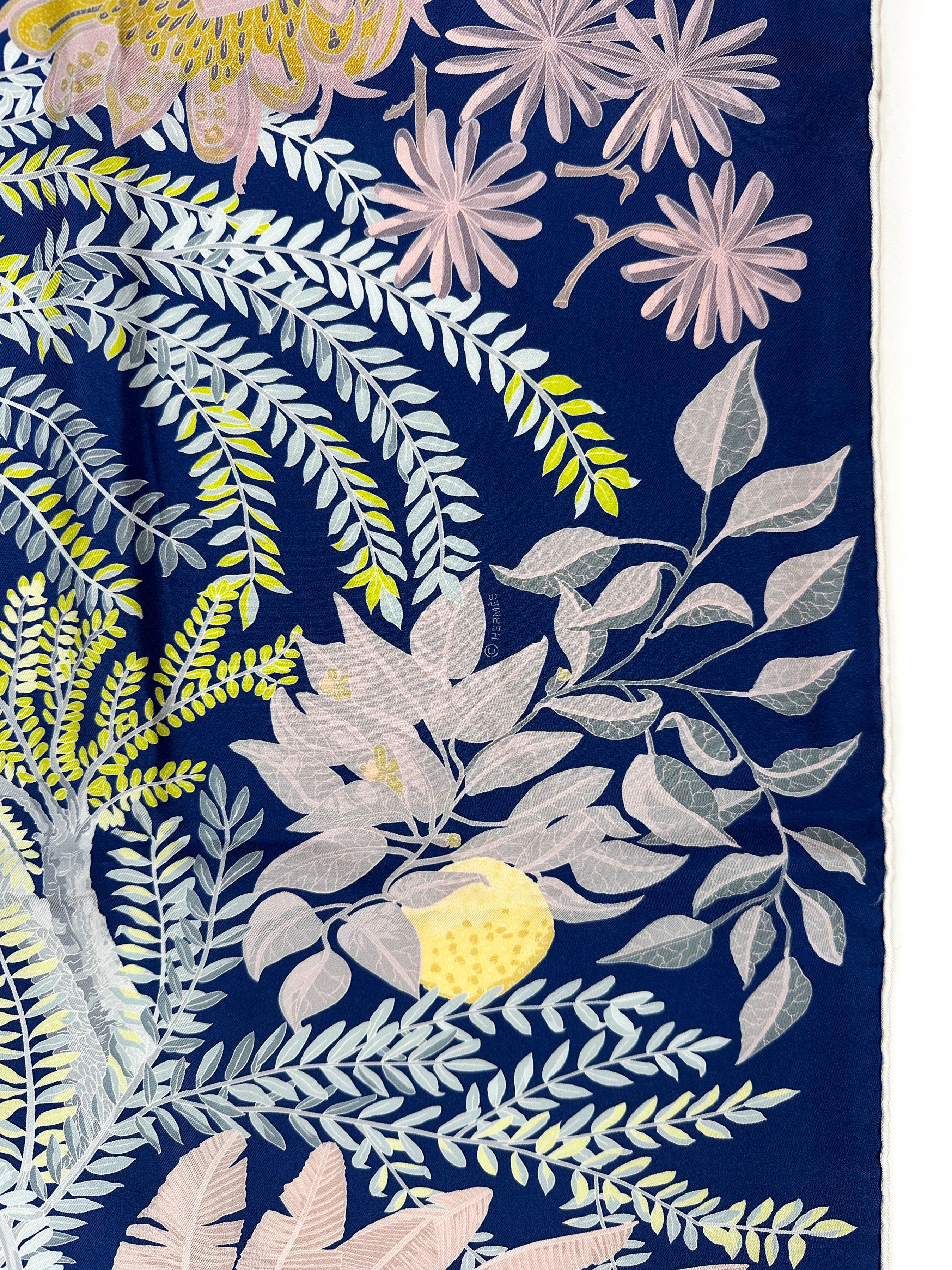 Hermès Le Jardin des Peintres Double Face 90