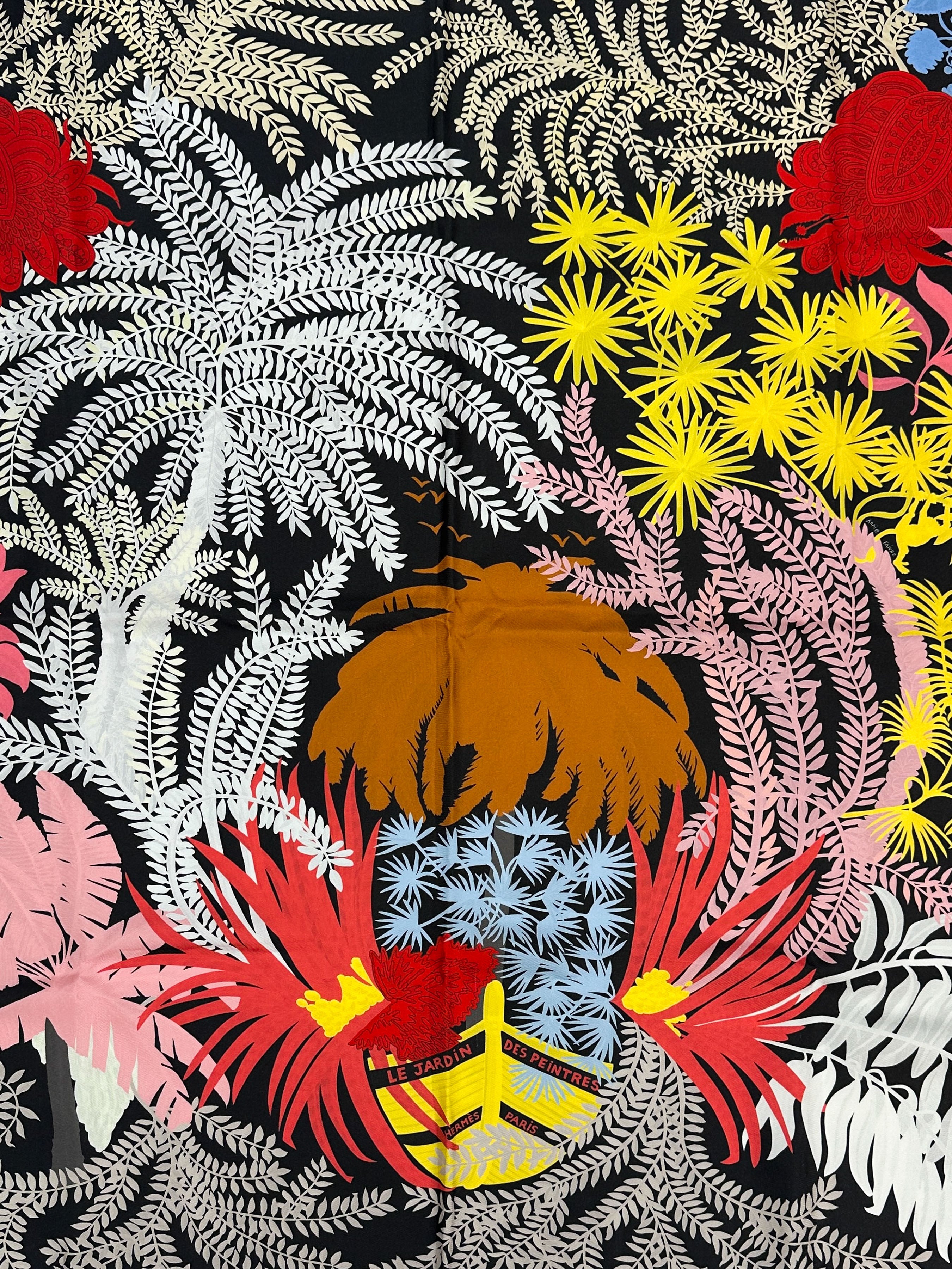 Hermès Le Jardin des Peintres Double Face 90