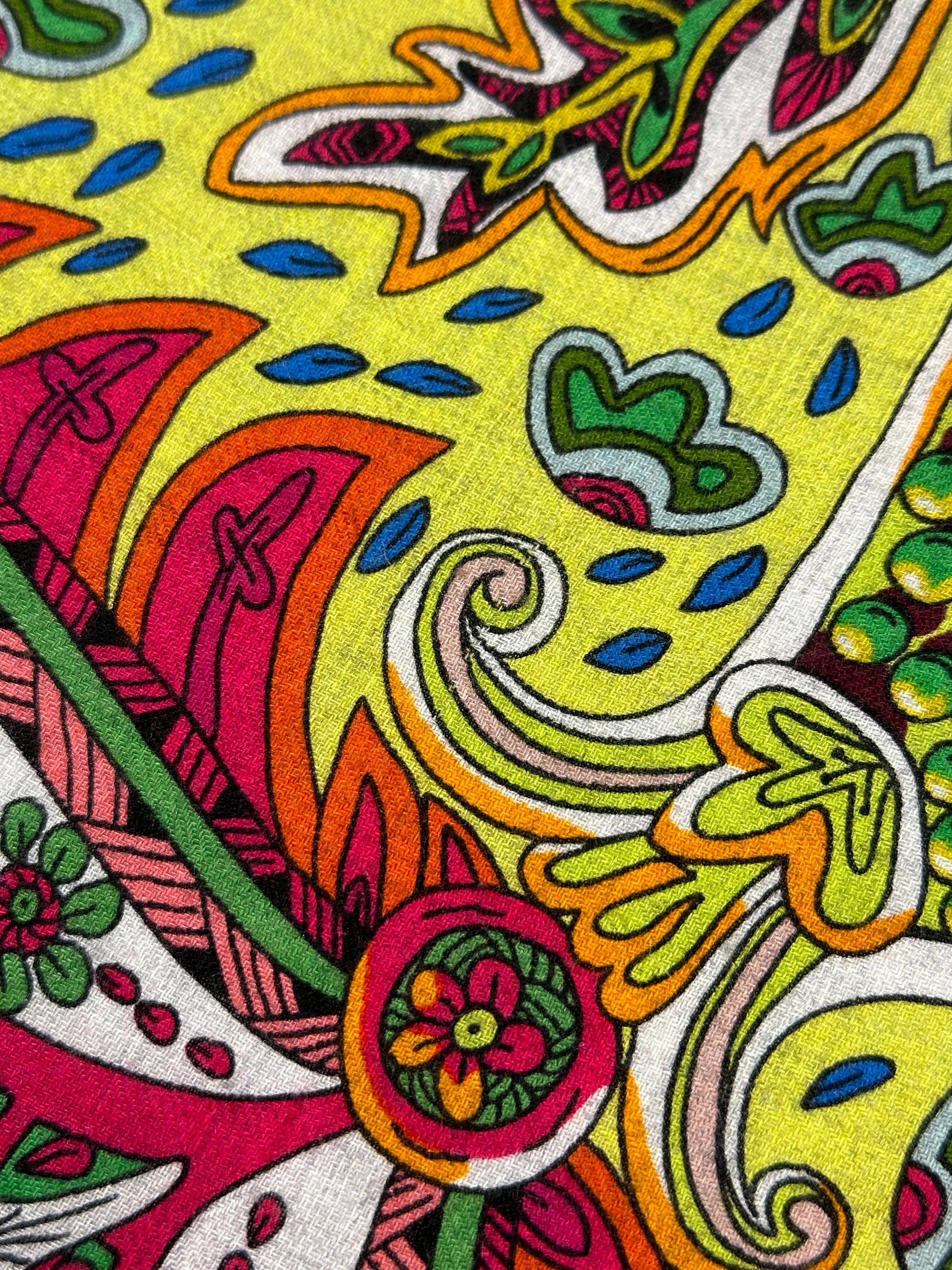 Hermès Le Jardin de Maharani Cashmere Silk 140