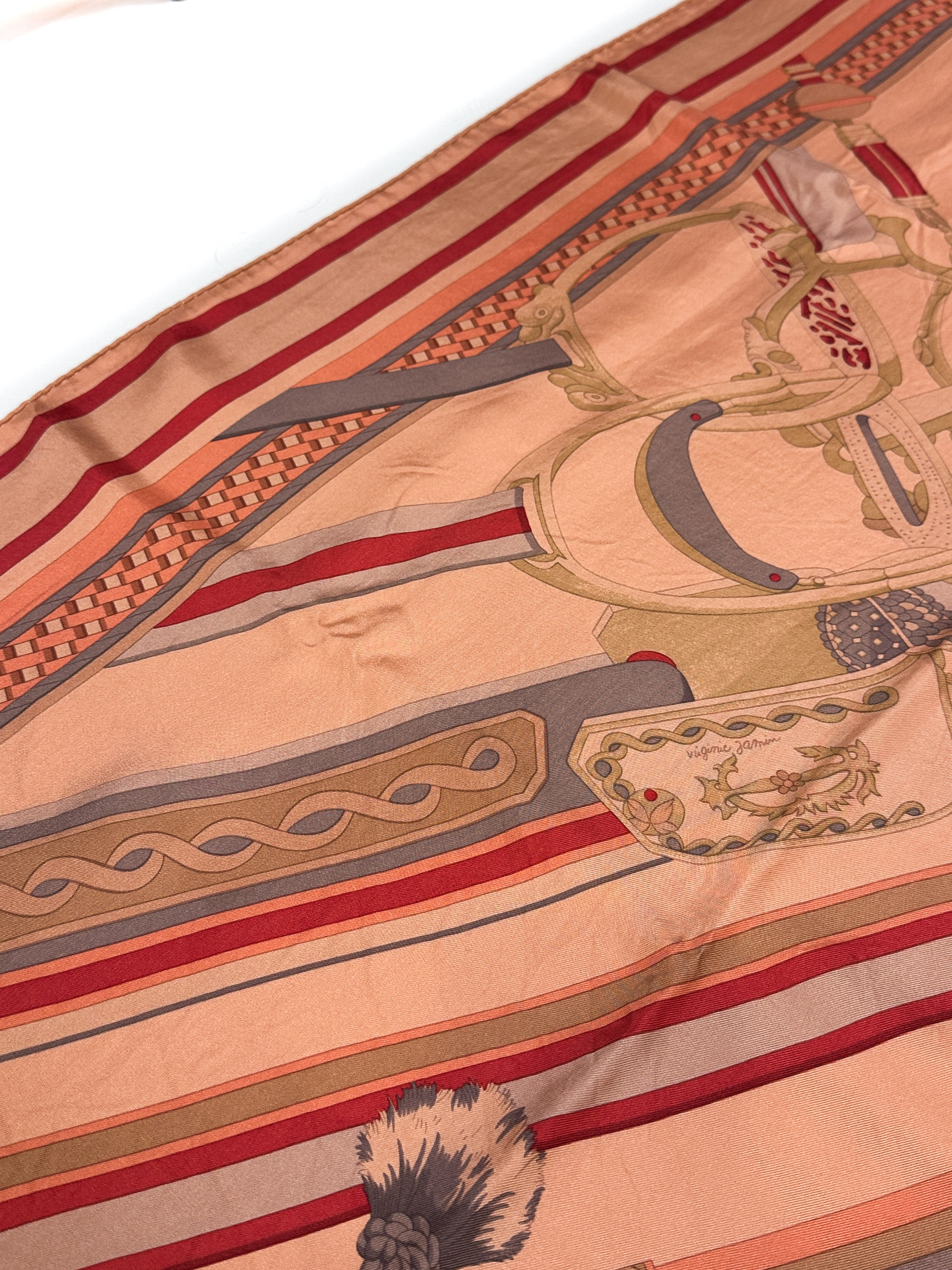 Hermès Concours d'étriers Dip Dye Silk 140