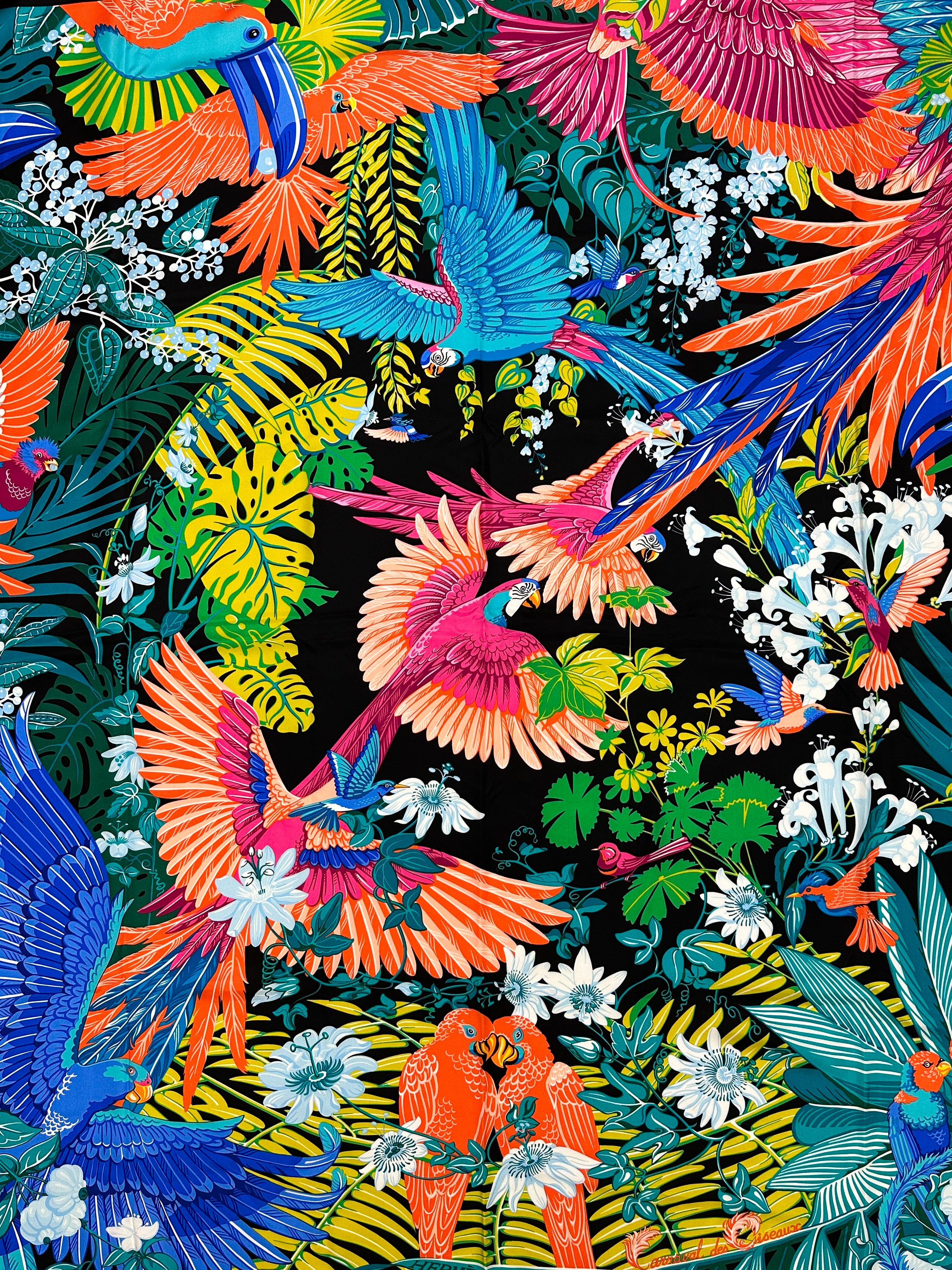 Hermès Carnaval des Oiseaux Silk 140