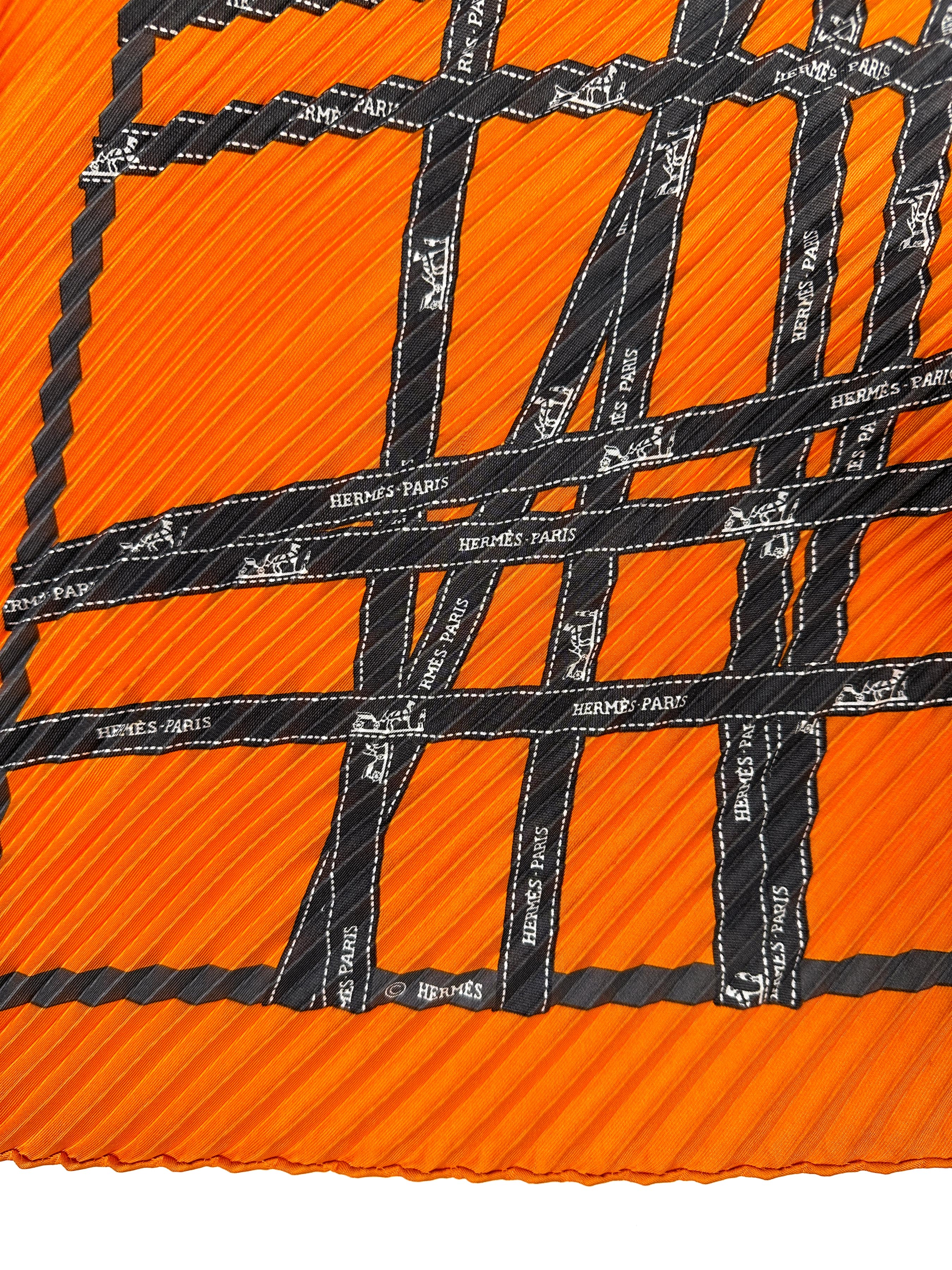 Hermès Bolduc Plissé 90