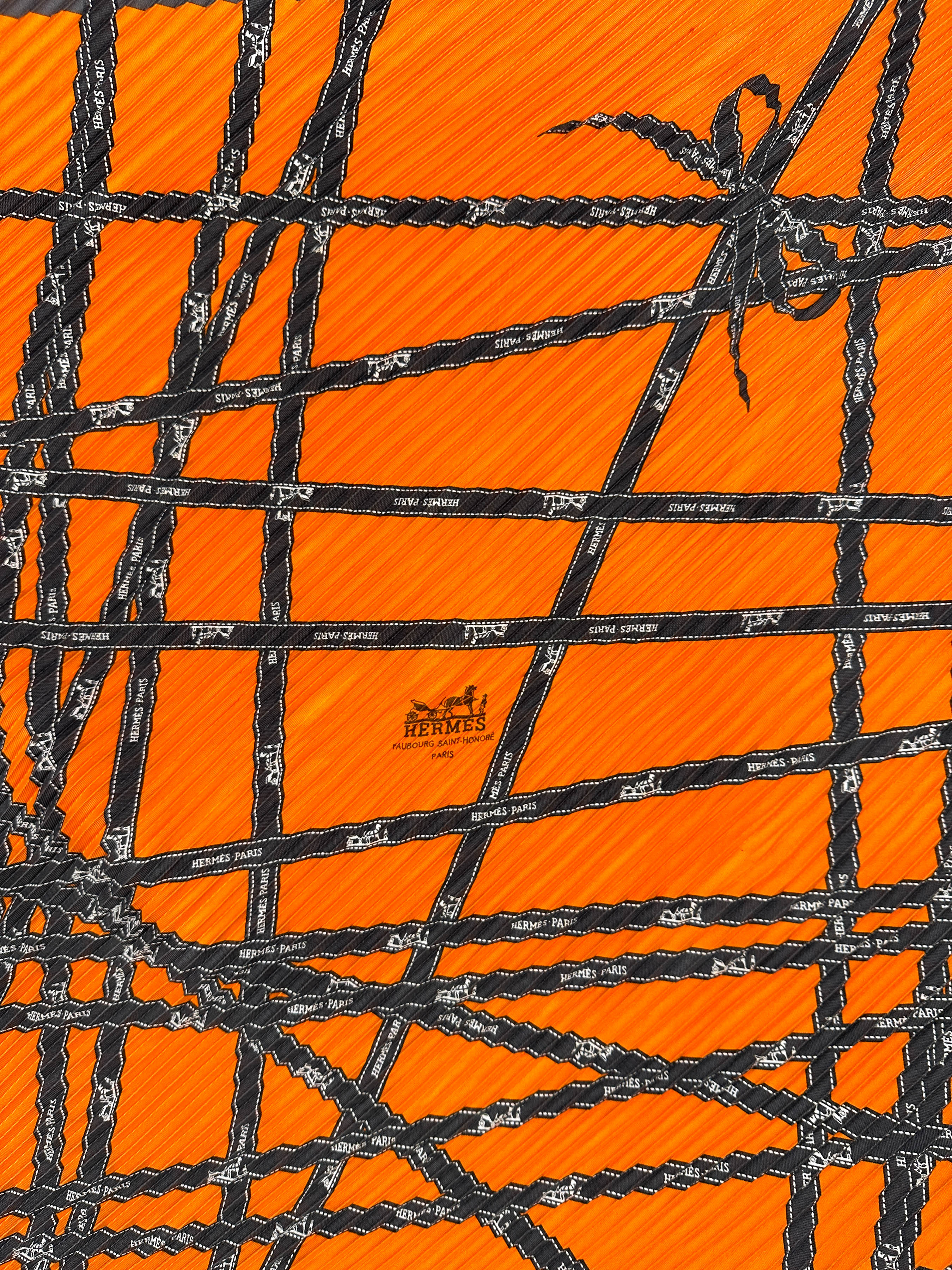 Hermès Bolduc Plissé 90